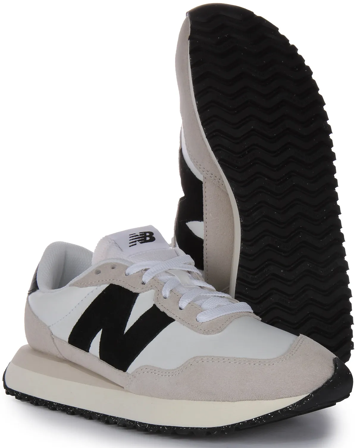 New Balance MS 237 SF en Blanc Noir Pour Femme Chaussures New Balance