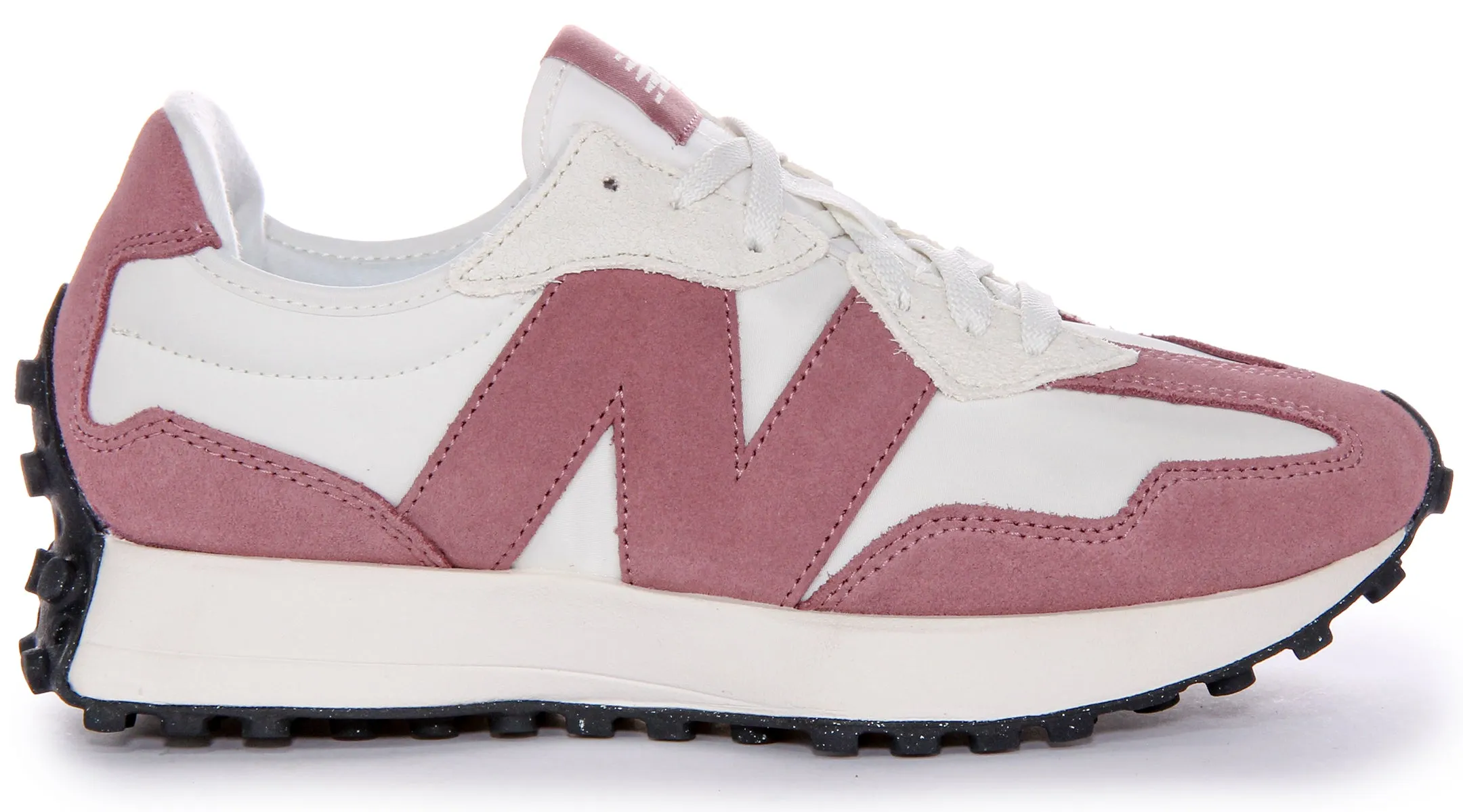 New Balance WS 327 MB en blanc et violet pour chaussures femmes New Balance