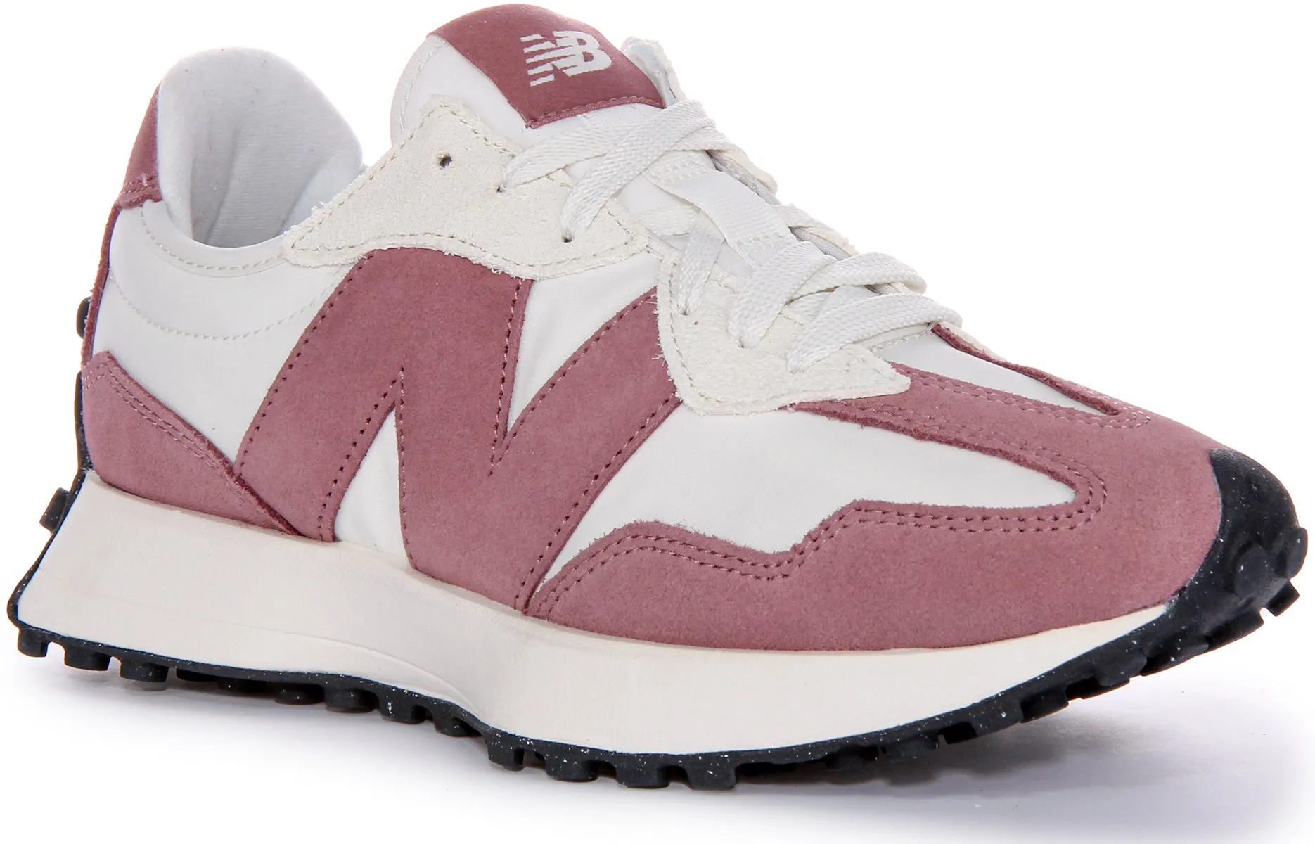 New Balance WS 327 MB en blanc et violet pour chaussures femmes New Balance