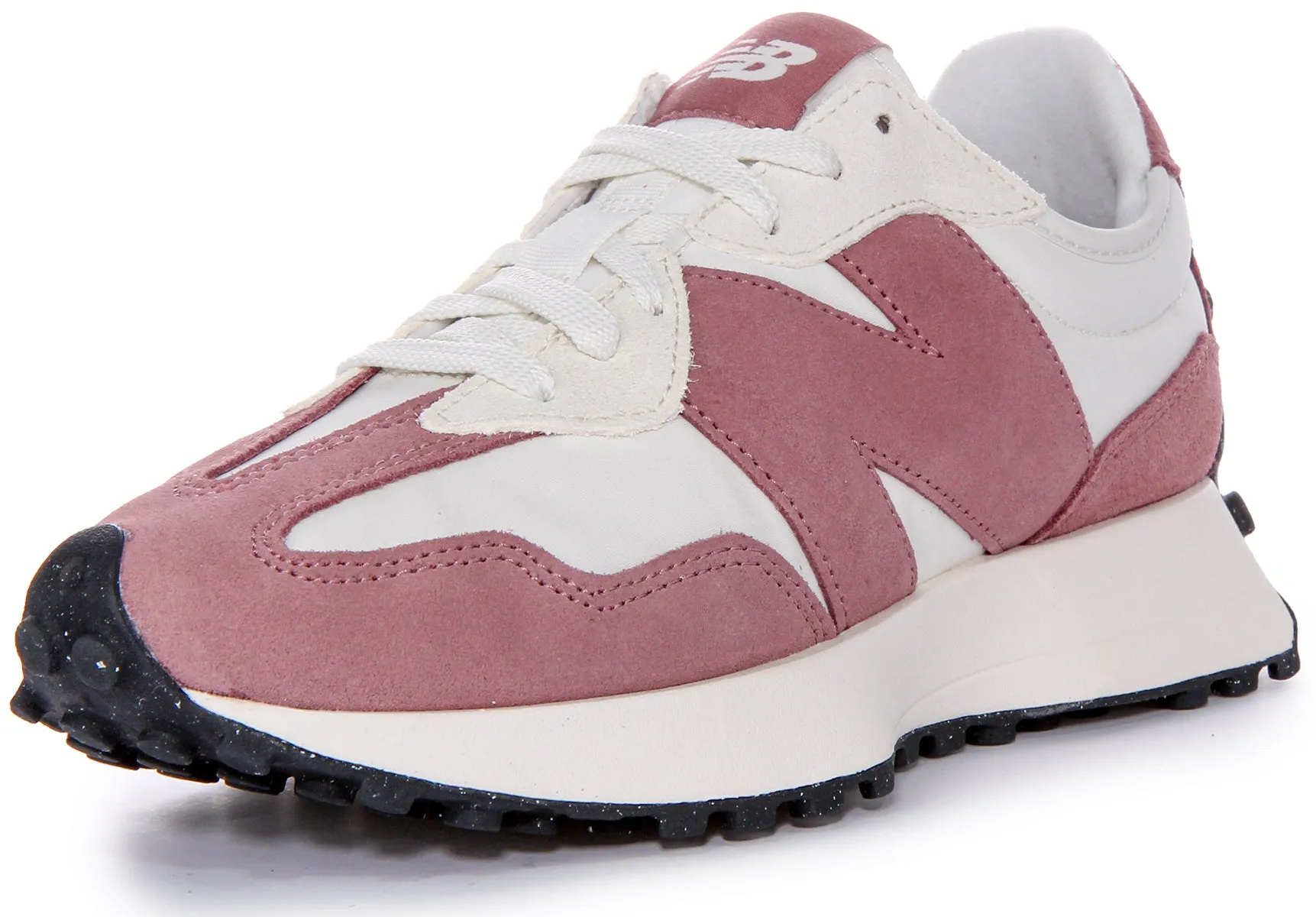 New Balance WS 327 MB en blanc et violet pour chaussures femmes New Balance