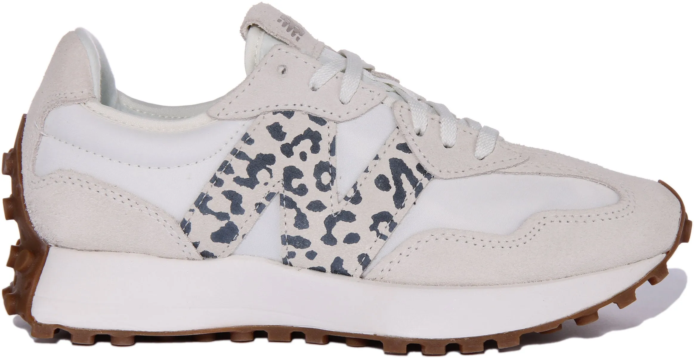 New Balance WS 327 PJ en Léopard Blanc Pour Femme Chaussures New Balance