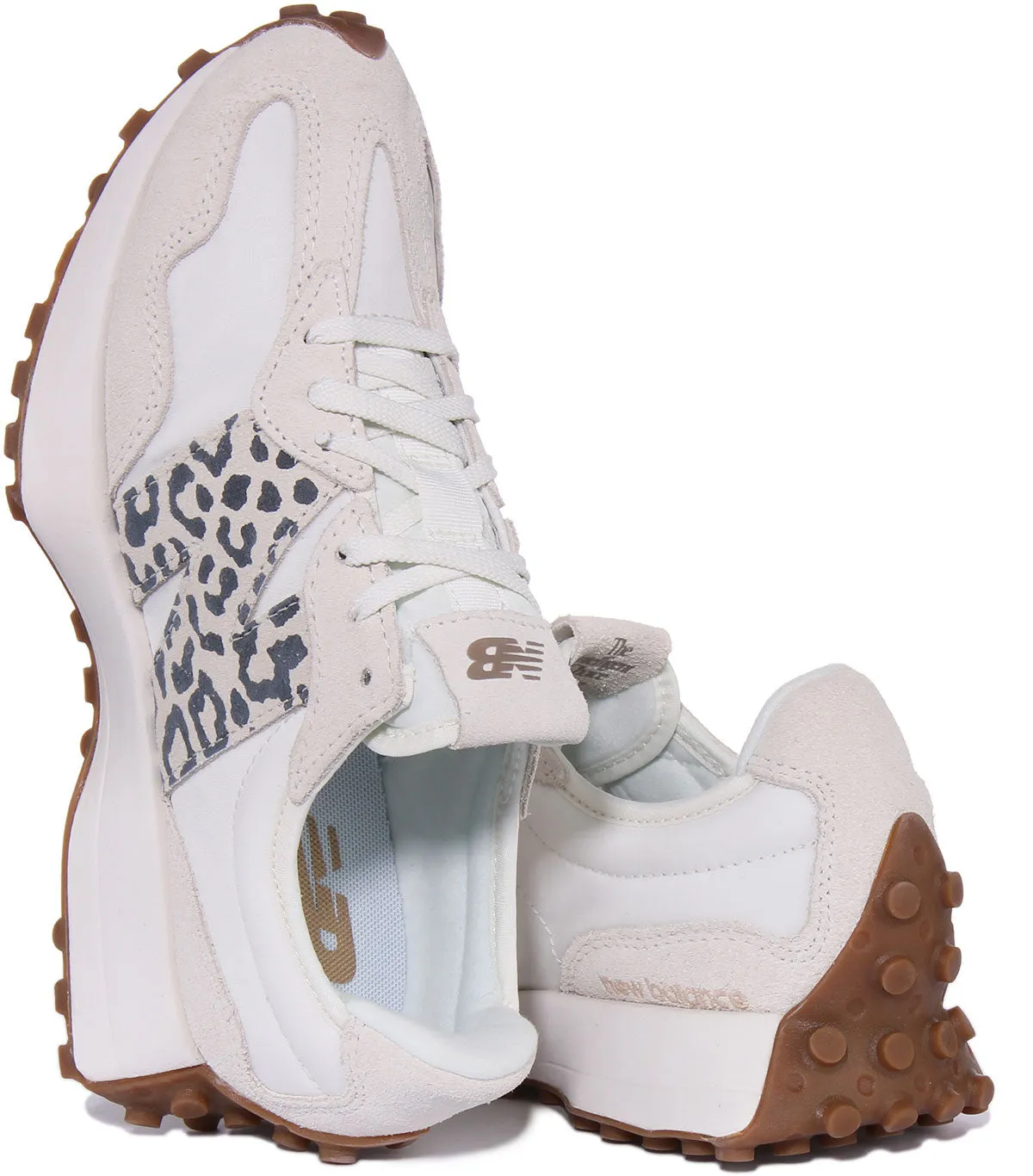 New Balance WS 327 PJ en Léopard Blanc Pour Femme Chaussures New Balance