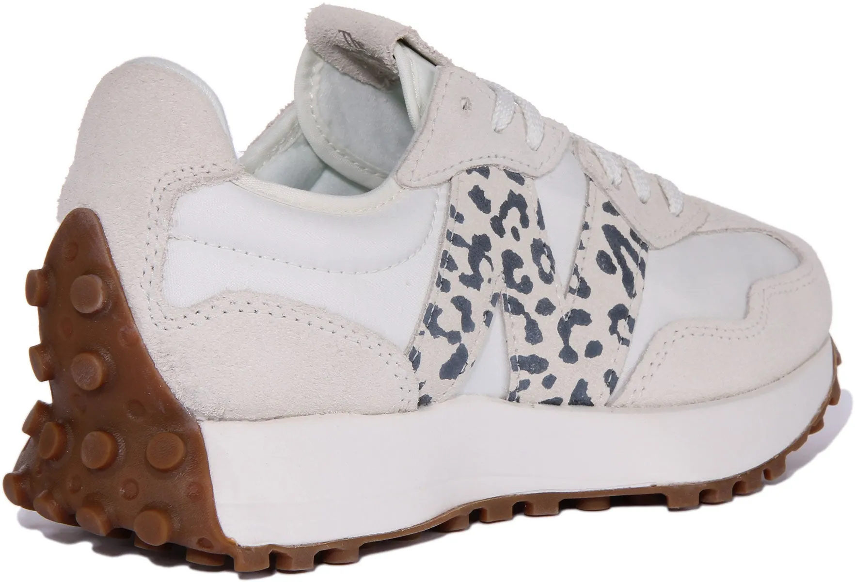 New Balance WS 327 PJ en Léopard Blanc Pour Femme Chaussures New Balance