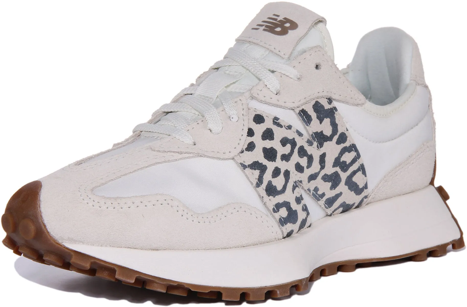 New Balance WS 327 PJ en Léopard Blanc Pour Femme Chaussures New Balance