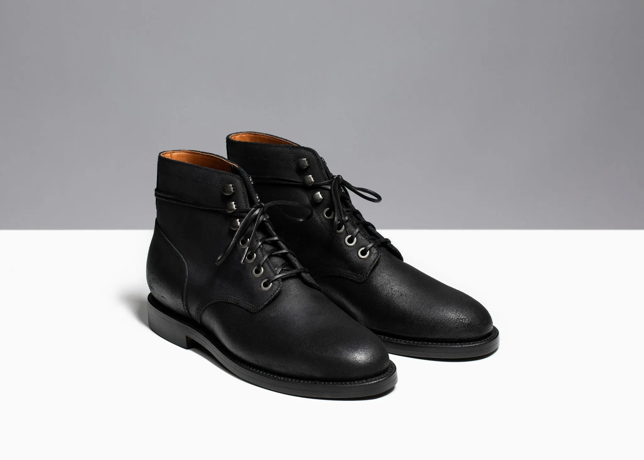 Nora Boot Cire Noire Commander