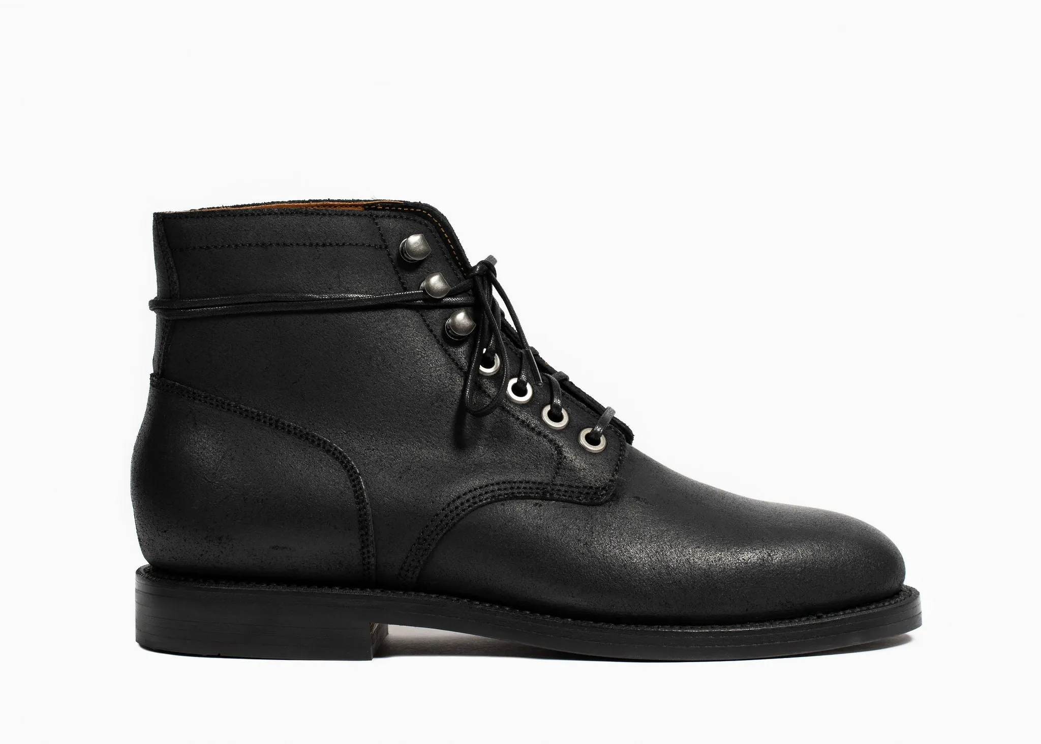 Nora Boot Cire Noire Commander