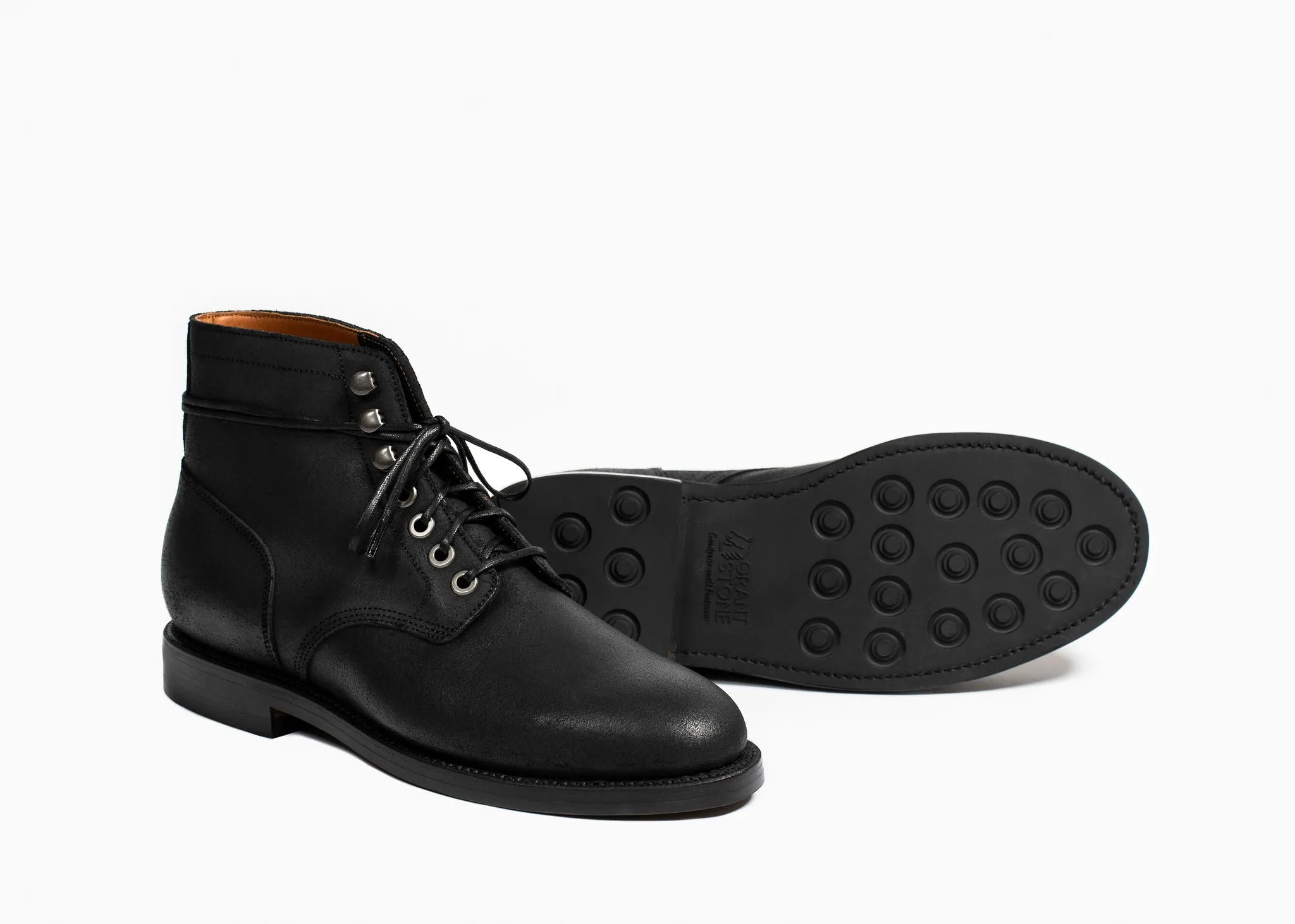 Nora Boot Cire Noire Commander