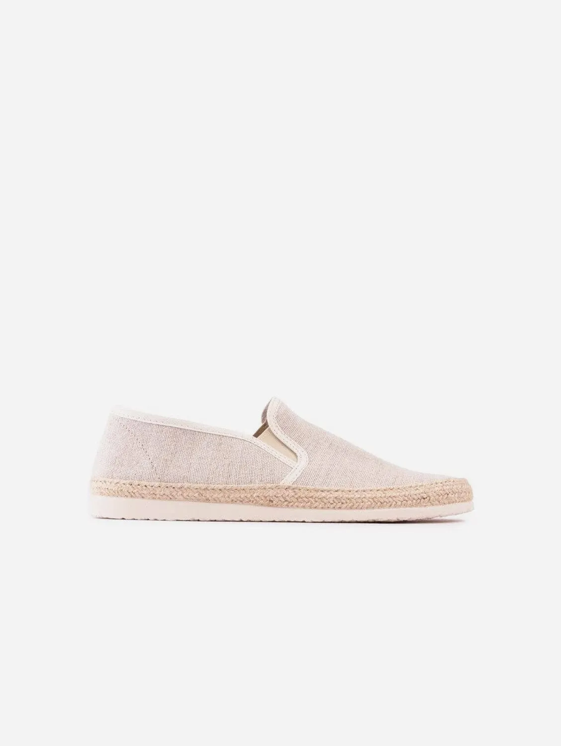Espadrilles en coton recyclé pour hommes Pecan | Neutre