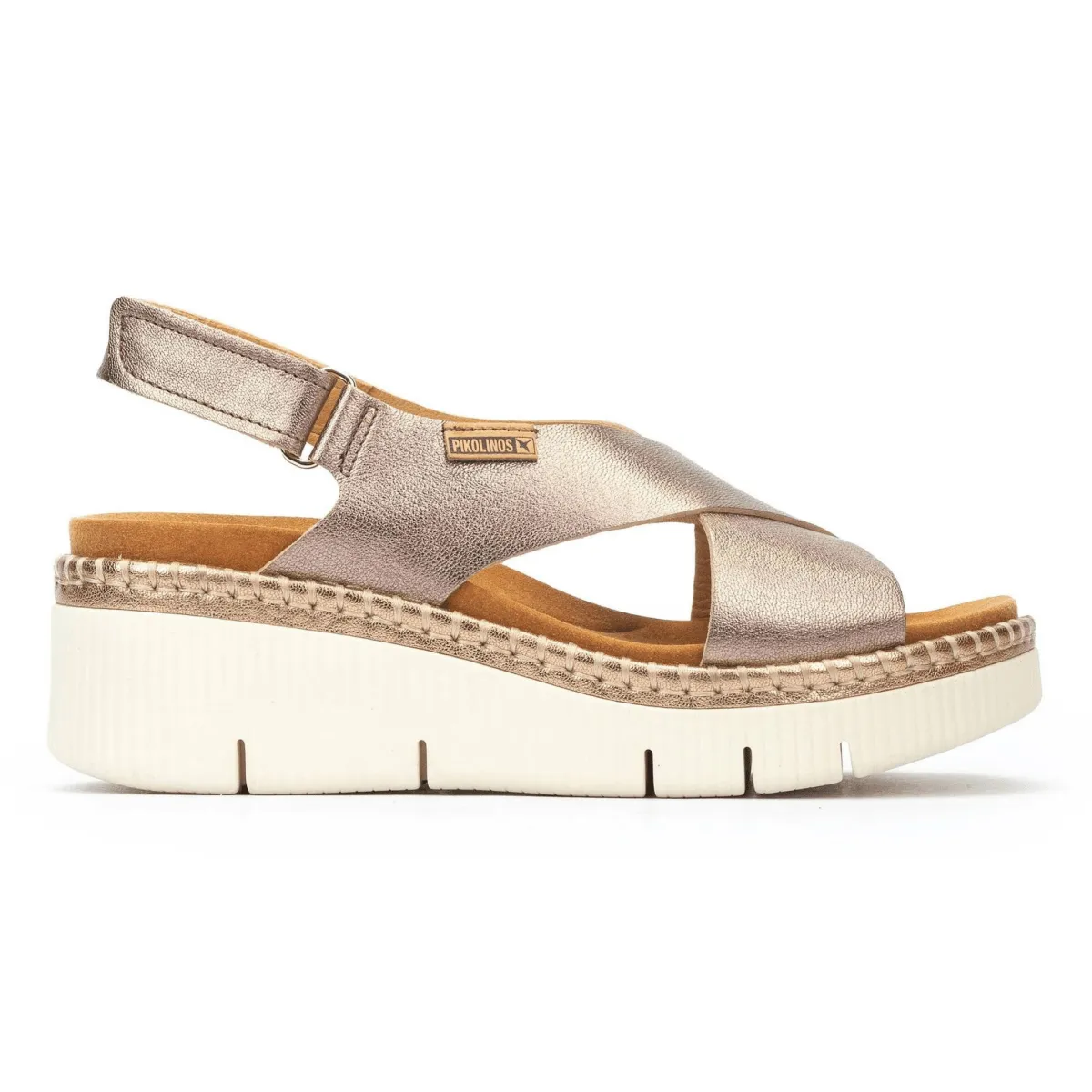 Pikolinos Femme Gomera Stone Cuir Métallisé