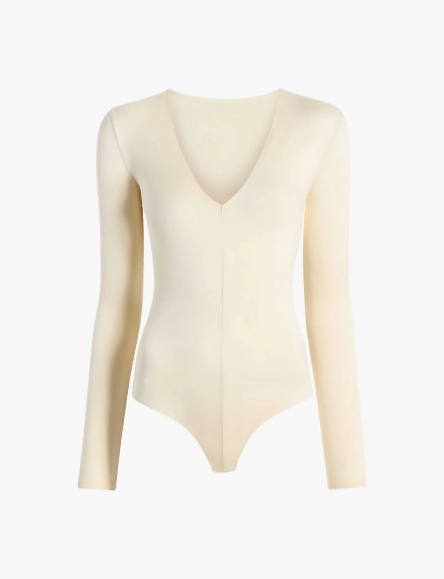 Body Prima Ballet à encolure plongeante en ivoire