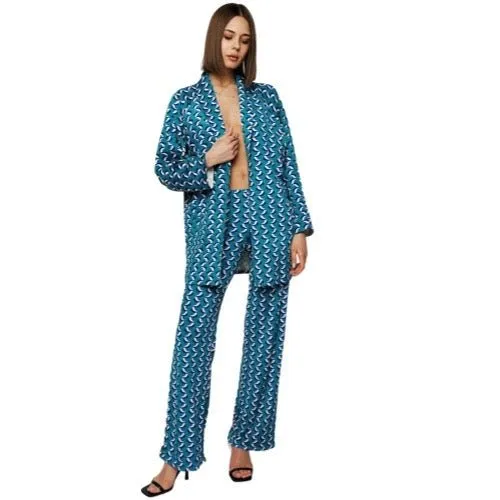 BLAZER OUVERT IMPRIMÉ AVANT