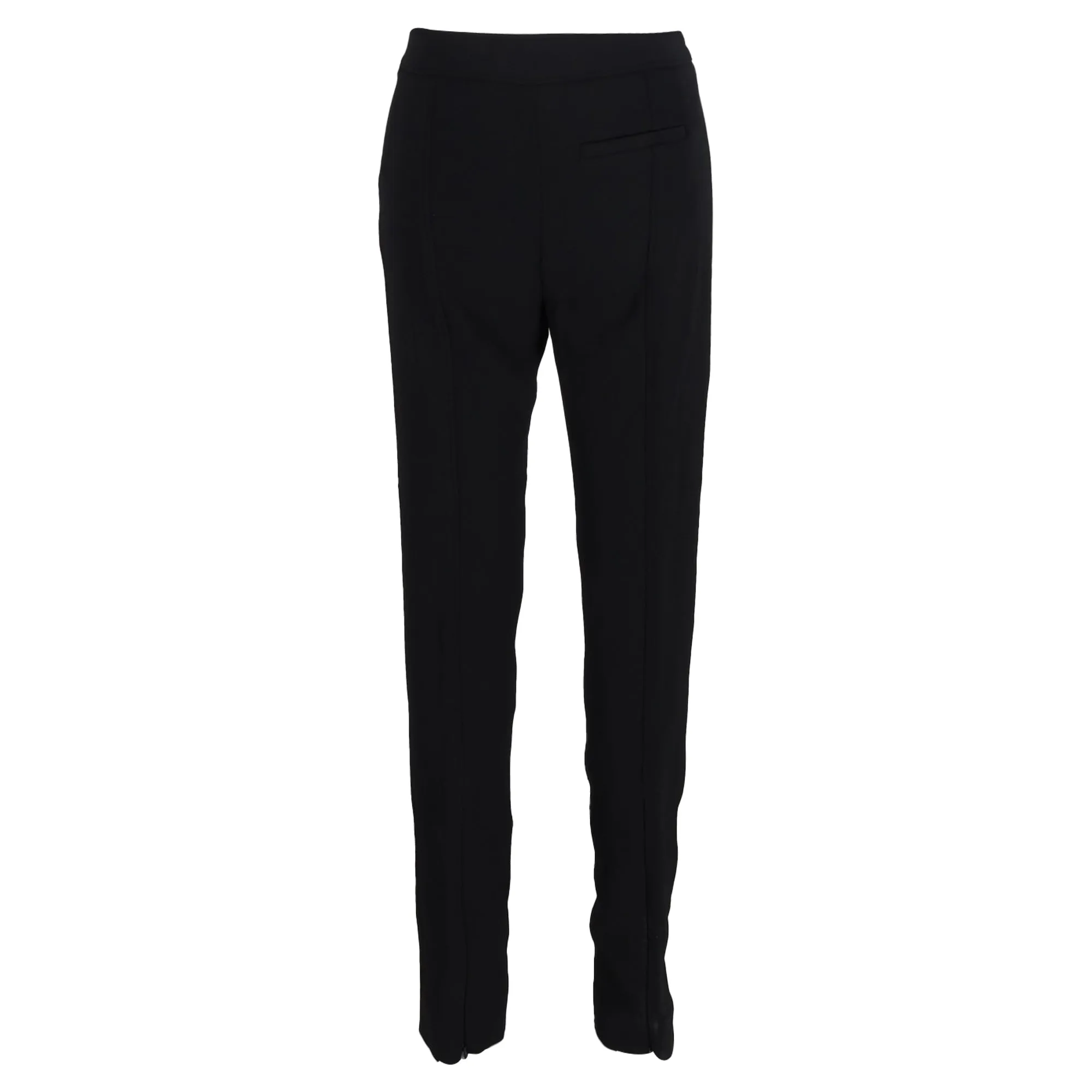 Pantalon slim taille haute Proenza Schouler en laine noire