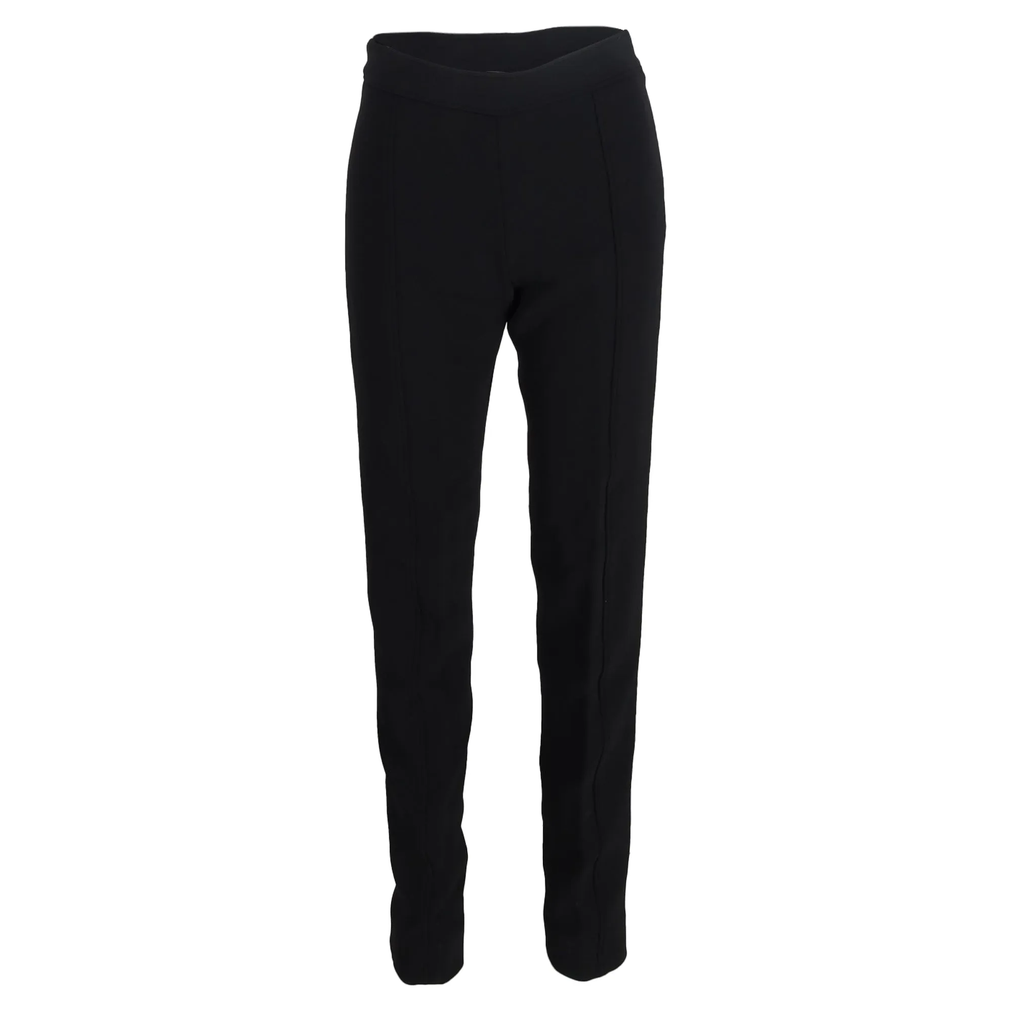 Pantalon slim taille haute Proenza Schouler en laine noire