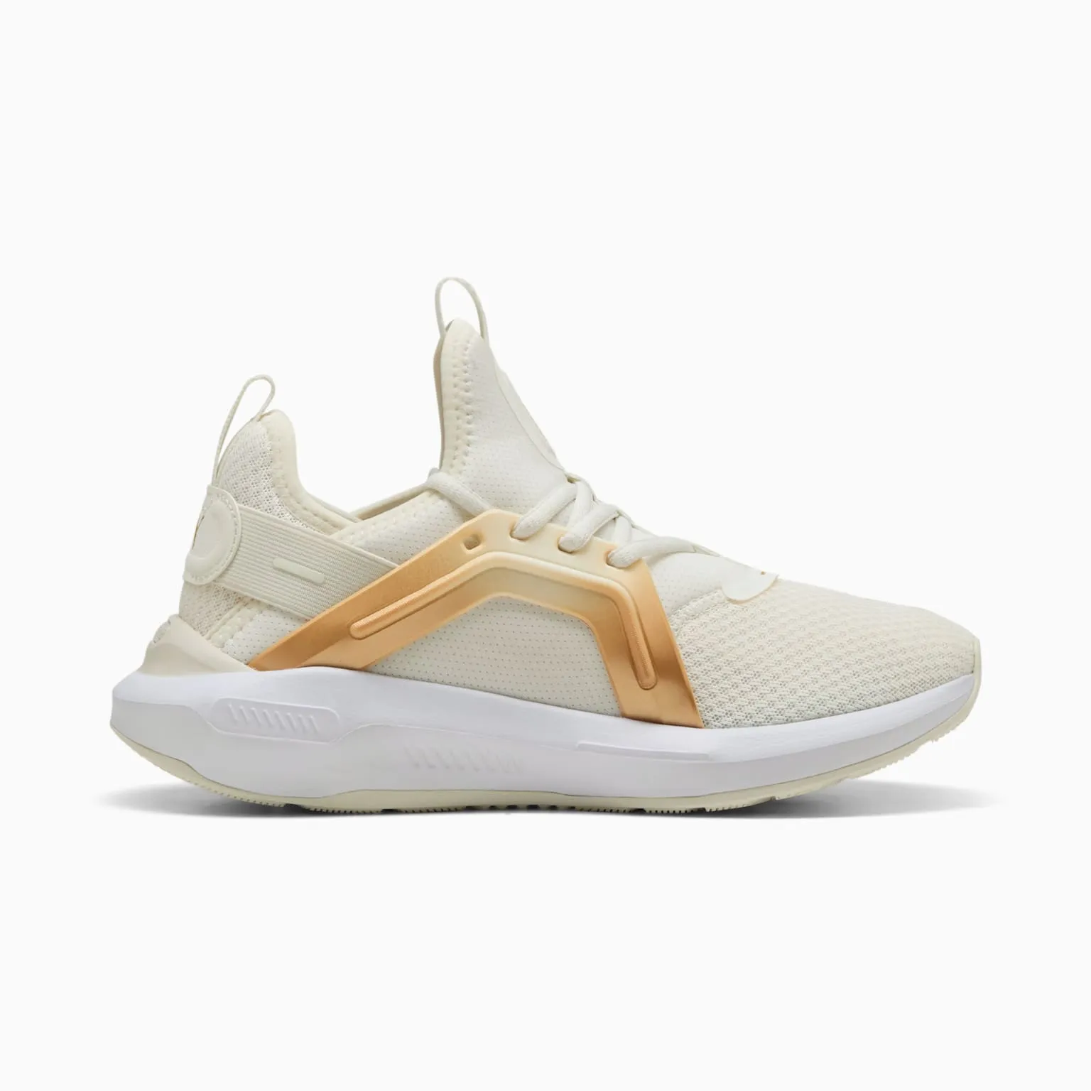 PUMA CHAUSSURES DE COURSE ENZO BLANC/OR POUR FEMME