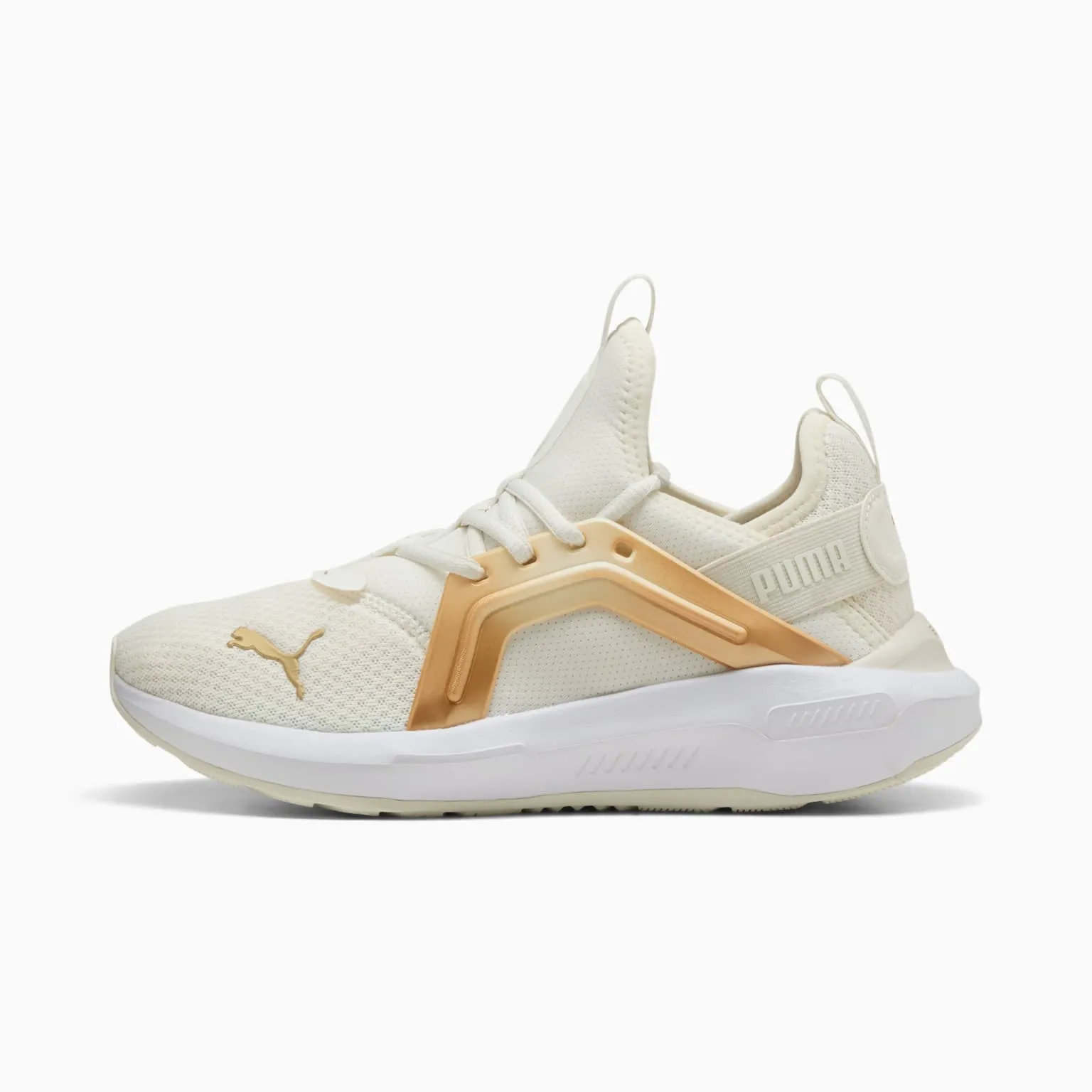 PUMA CHAUSSURES DE COURSE ENZO BLANC/OR POUR FEMME