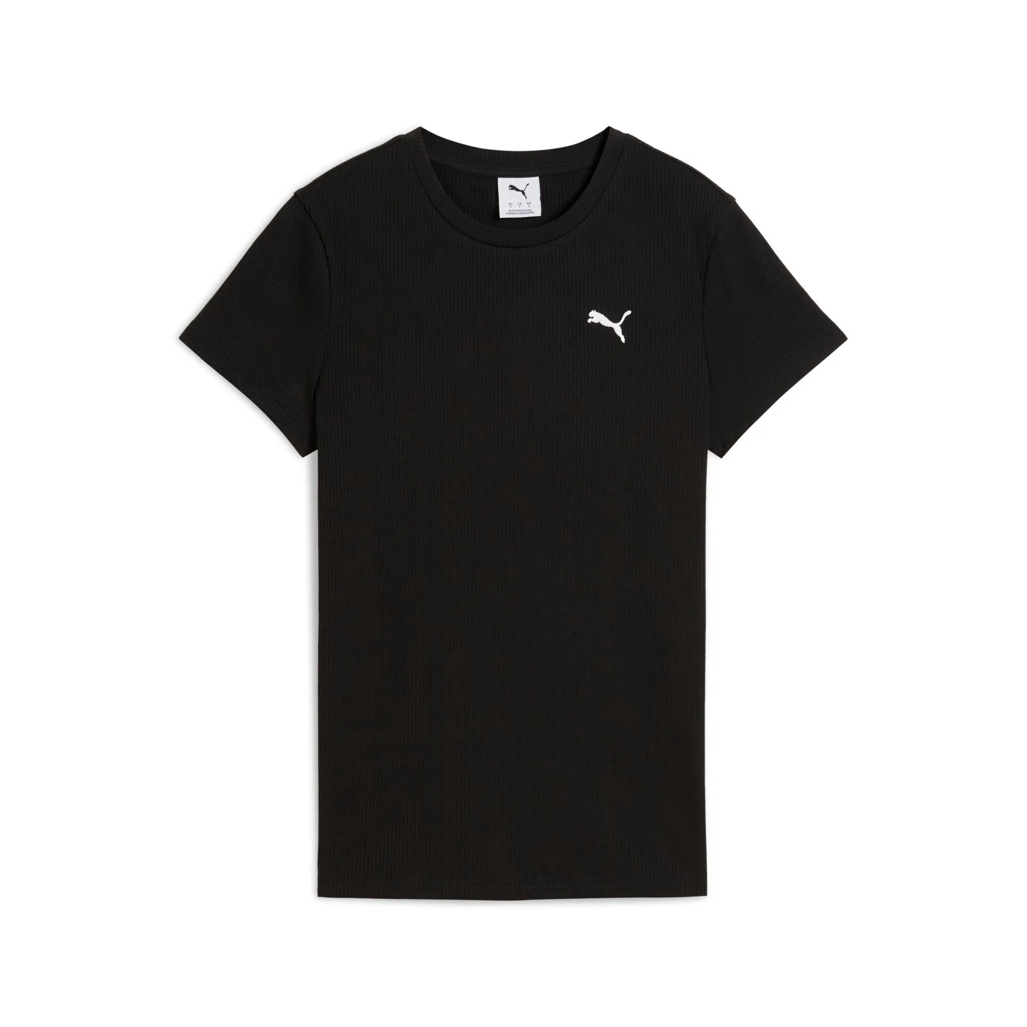 PUMA T-shirt à côtes surélevé pour femme