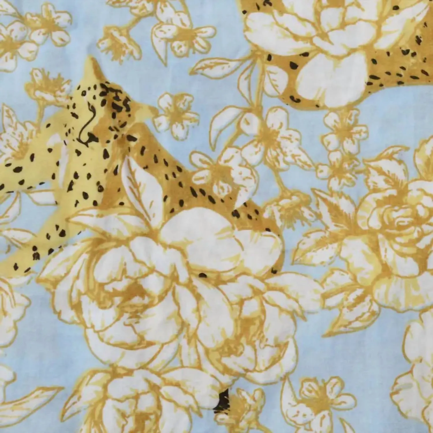 Pyjama Rose Léopard Doré