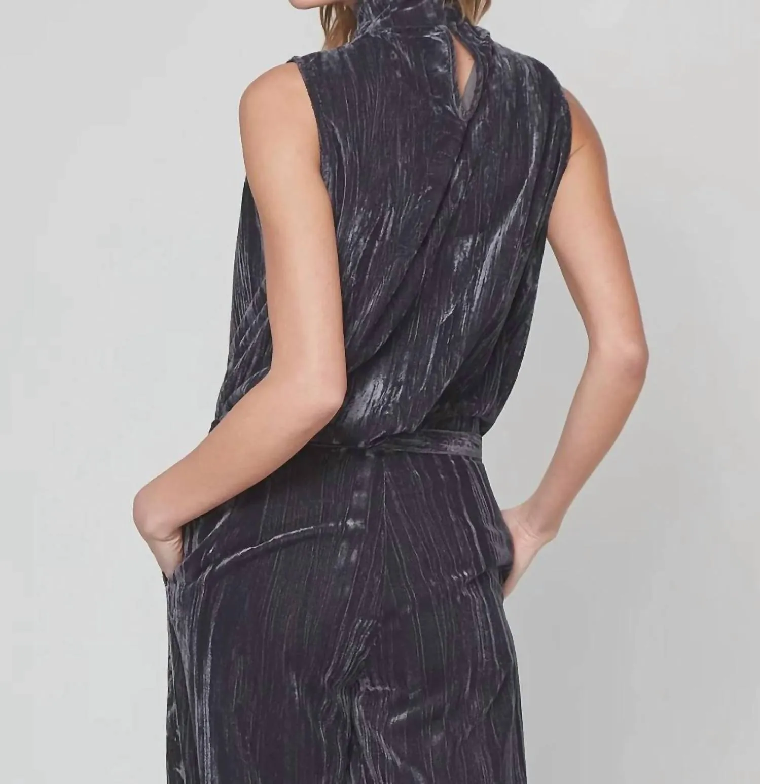 Sally Top en Gris Anthracite