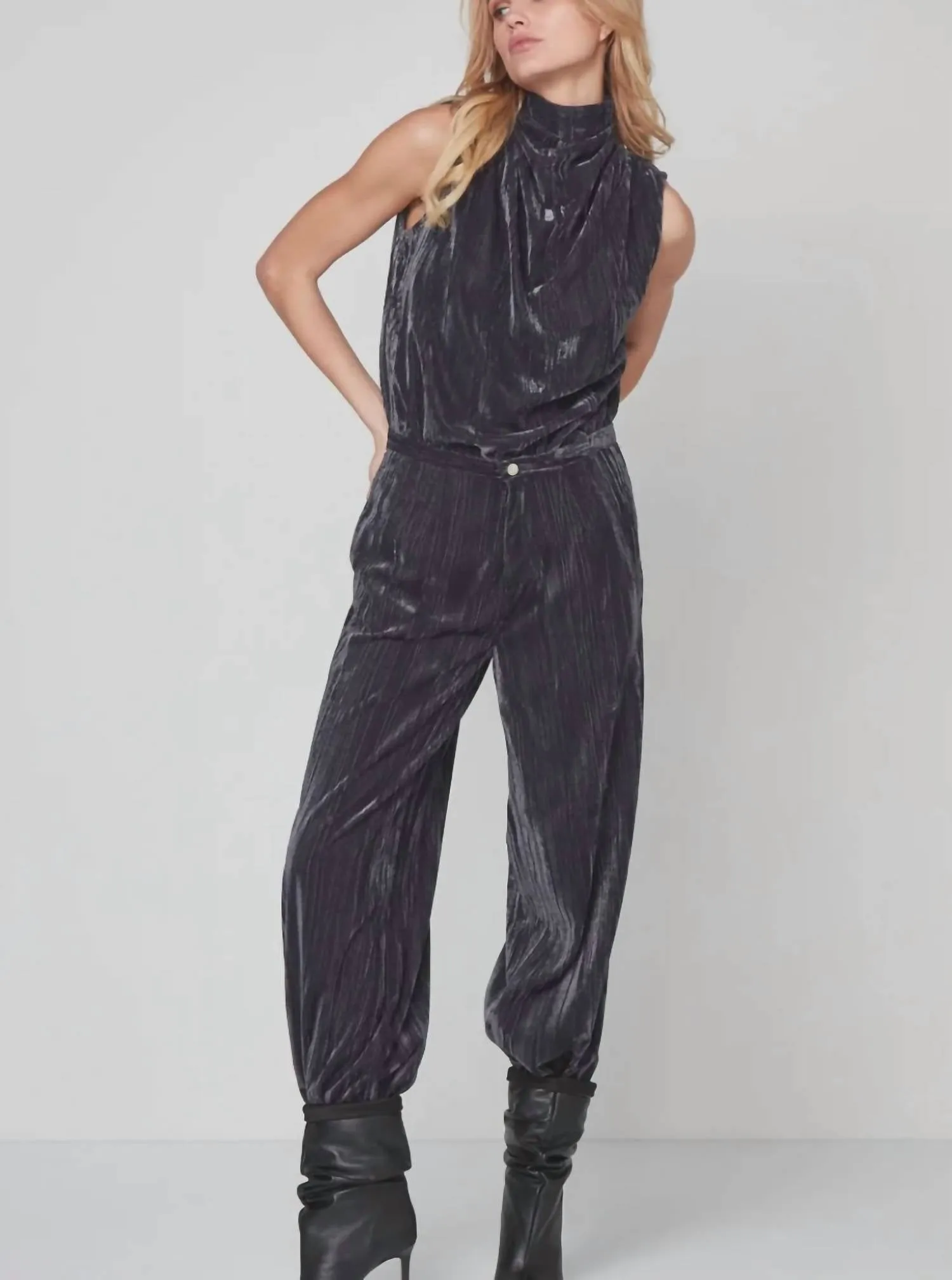 Sally Top en Gris Anthracite