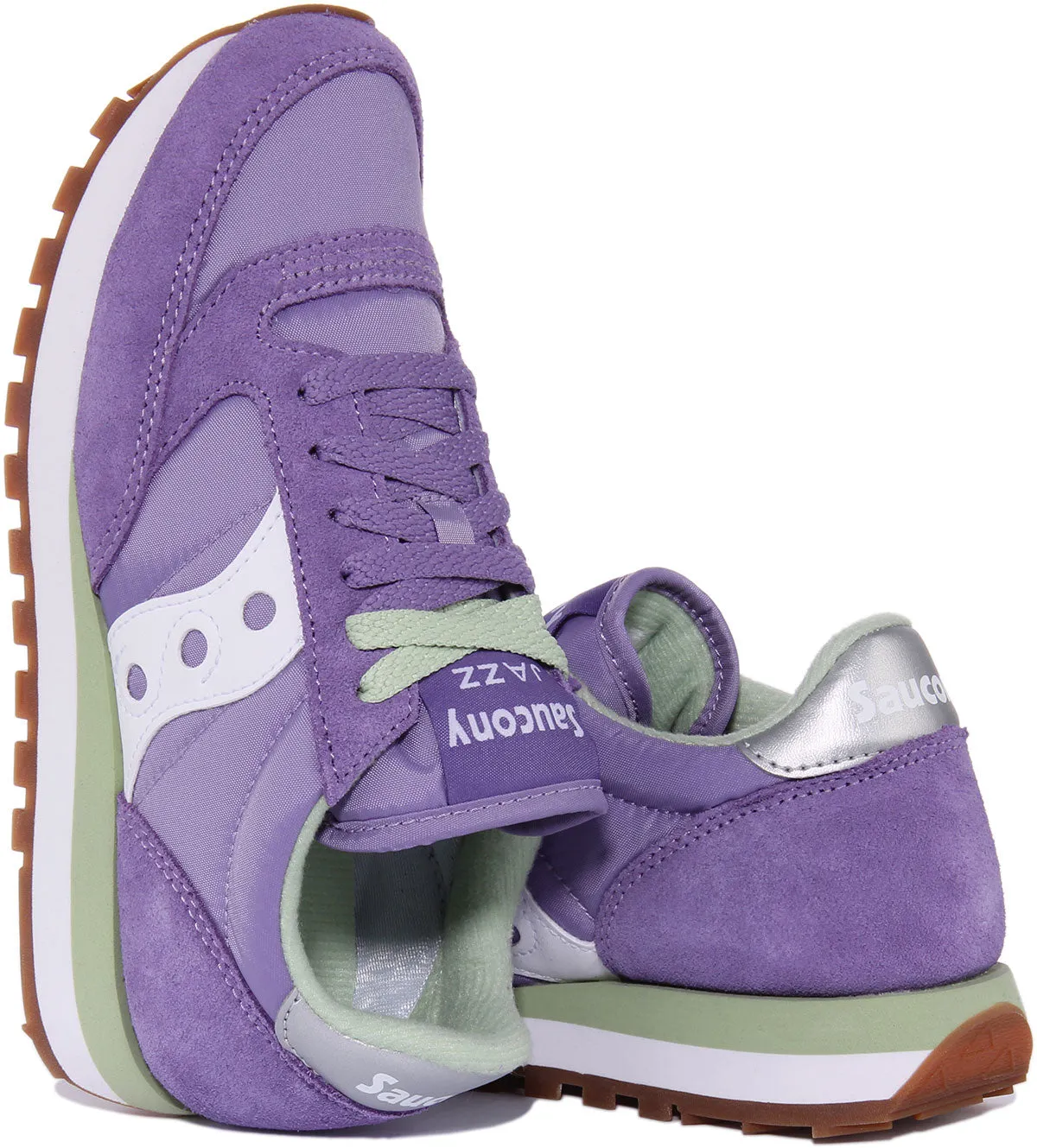 Saucony Jazz Original En Violet Pour Femmes Chaussures Saucony