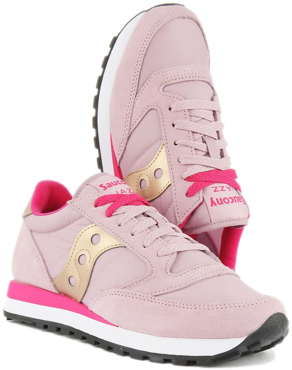 Chaussures Saucony Jazz Original en Rose pour Femme