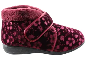 Scholl Orthaheel Dale Womens Comfort Supportive Boot Indoor Slippers Scholl Orthaheel Shoes