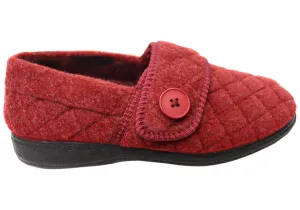 Scholl Orthaheel Darling Womens Adjustable Comfortable Indoor Slippers Scholl Orthaheel Shoes