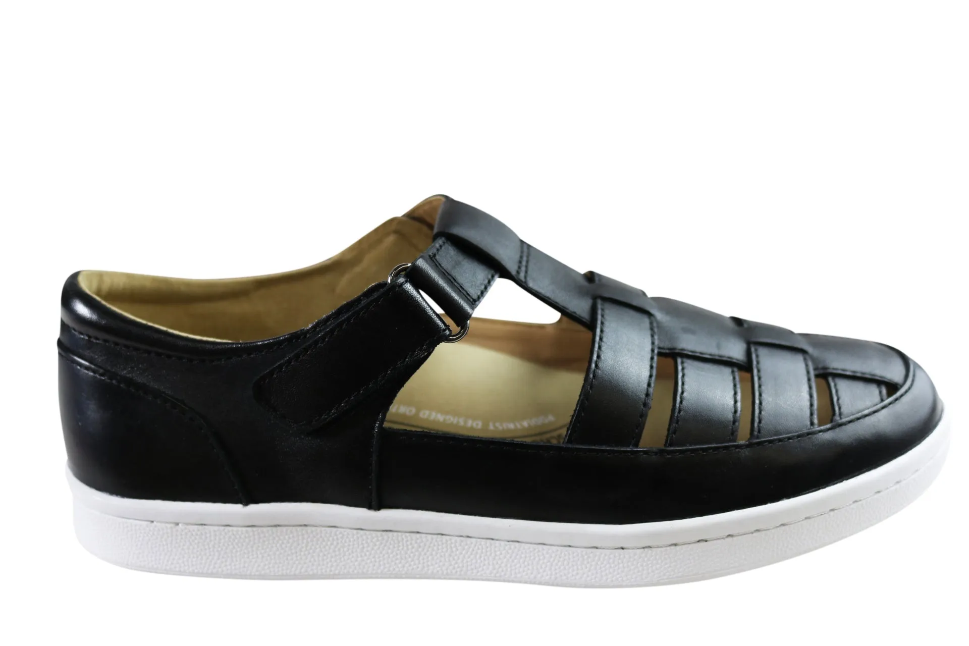 Chaussures en cuir confortables et soutenues pour femmes Scholl Orthaheel Razz - Chaussures Scholl Orthaheel