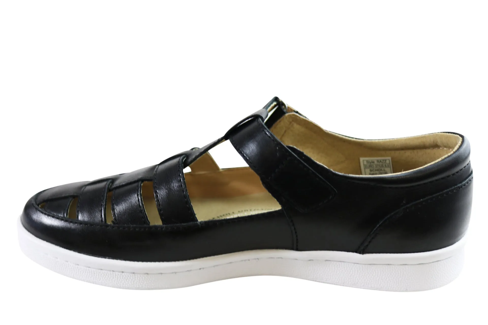 Chaussures en cuir confortables et soutenues pour femmes Scholl Orthaheel Razz - Chaussures Scholl Orthaheel