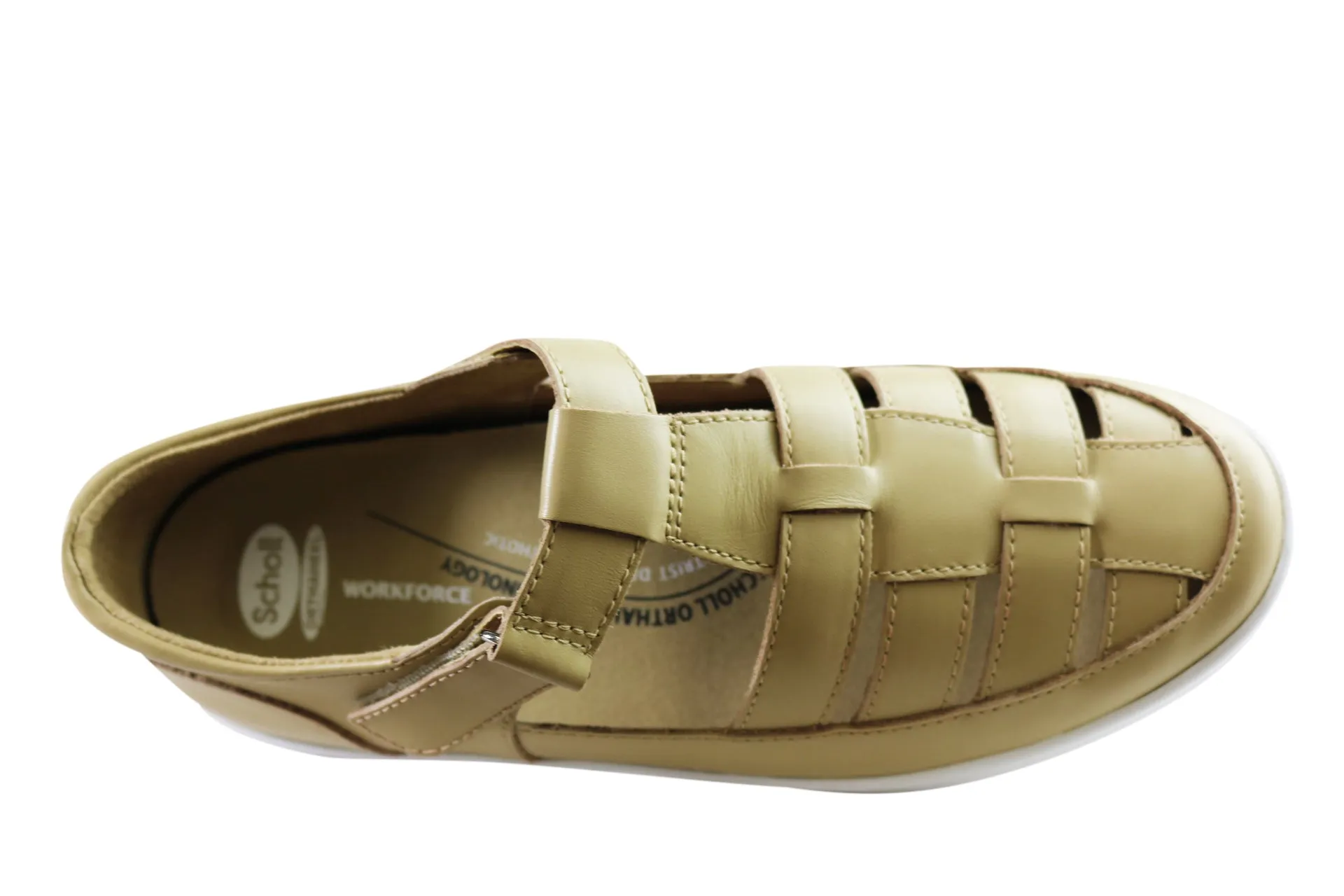 Chaussures en cuir confortables et soutenues pour femmes Scholl Orthaheel Razz - Chaussures Scholl Orthaheel