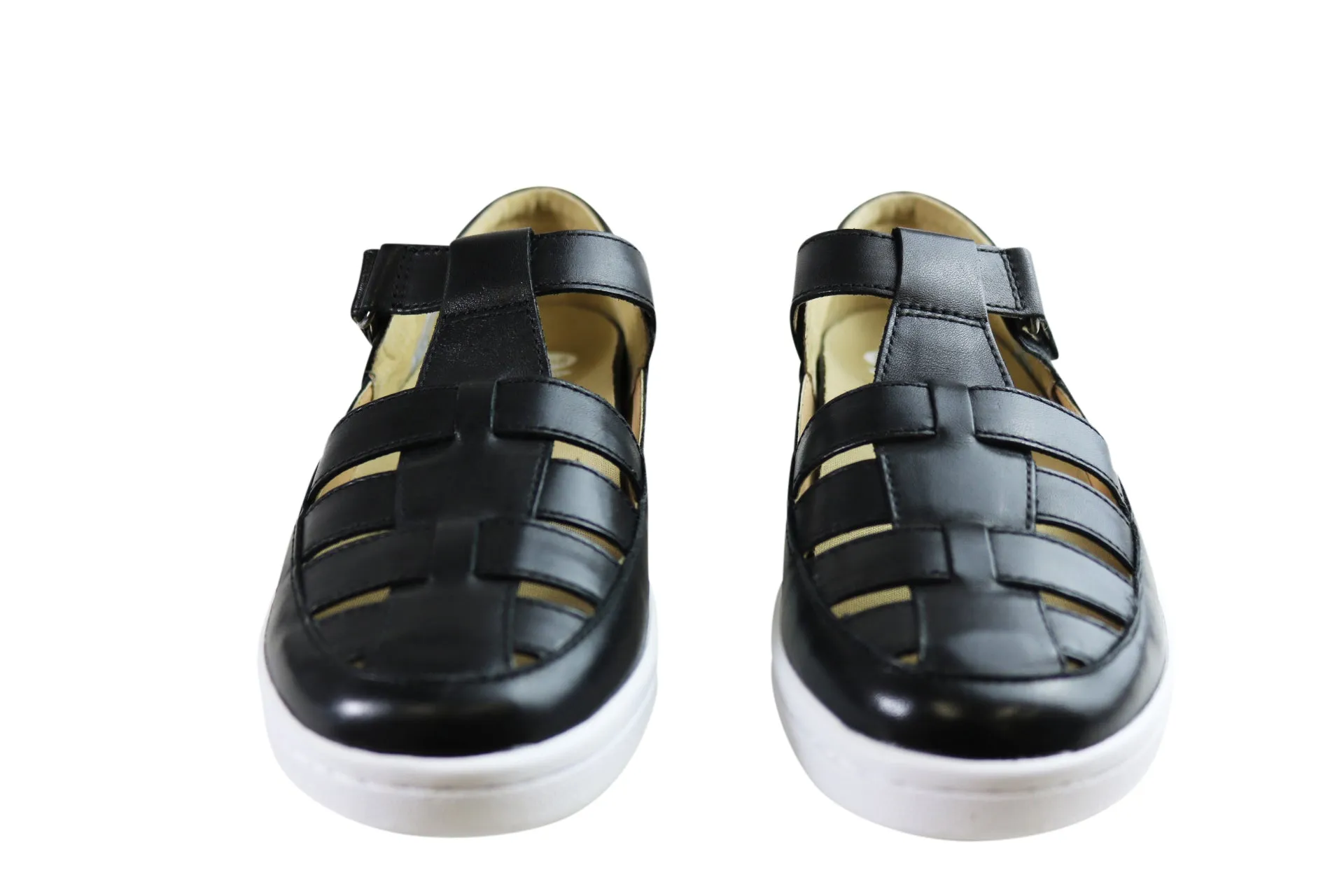 Chaussures en cuir confortables et soutenues pour femmes Scholl Orthaheel Razz - Chaussures Scholl Orthaheel