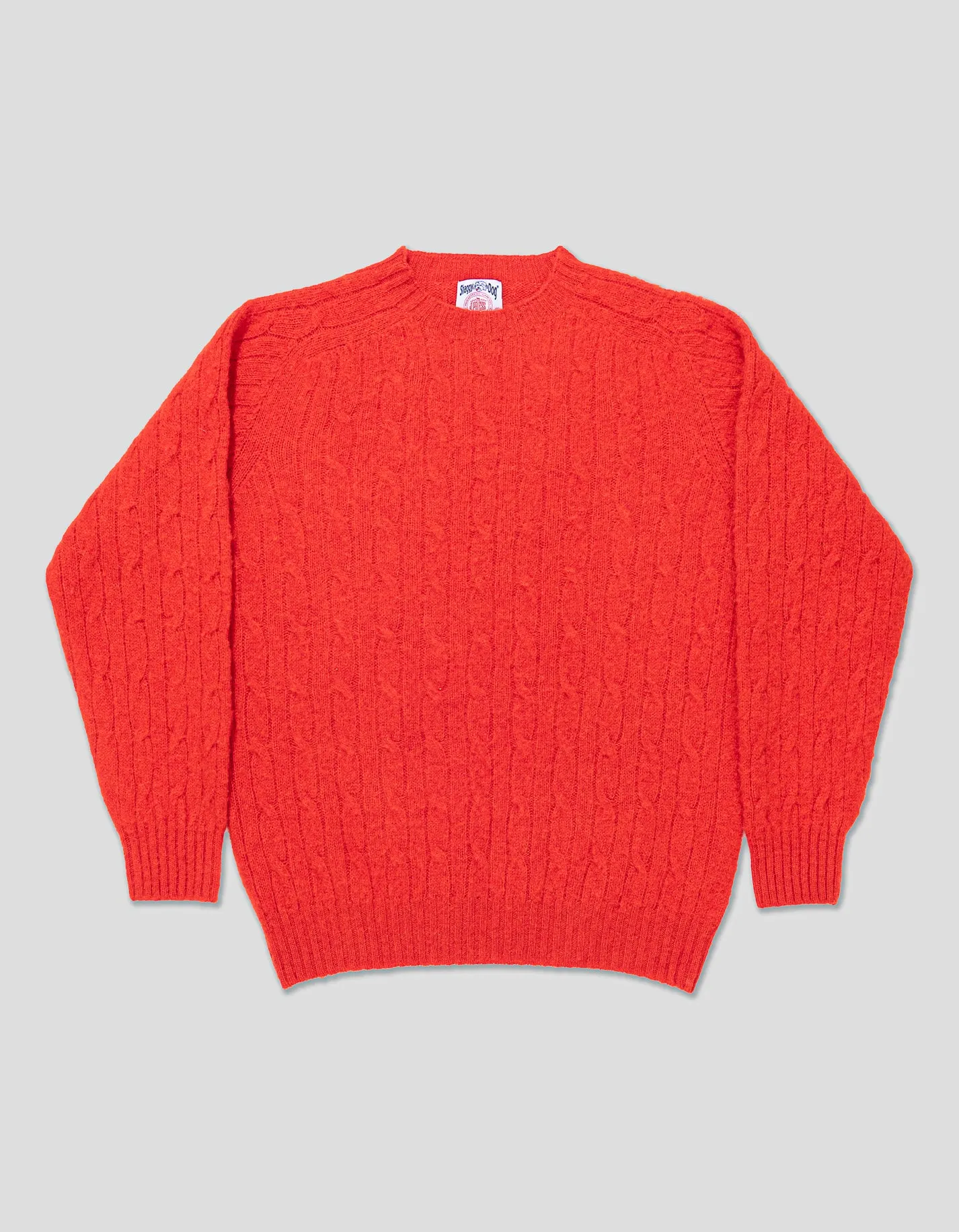 PULL CABLE SHAGGY DOG ROUGE - COUPE CLASSIQUE