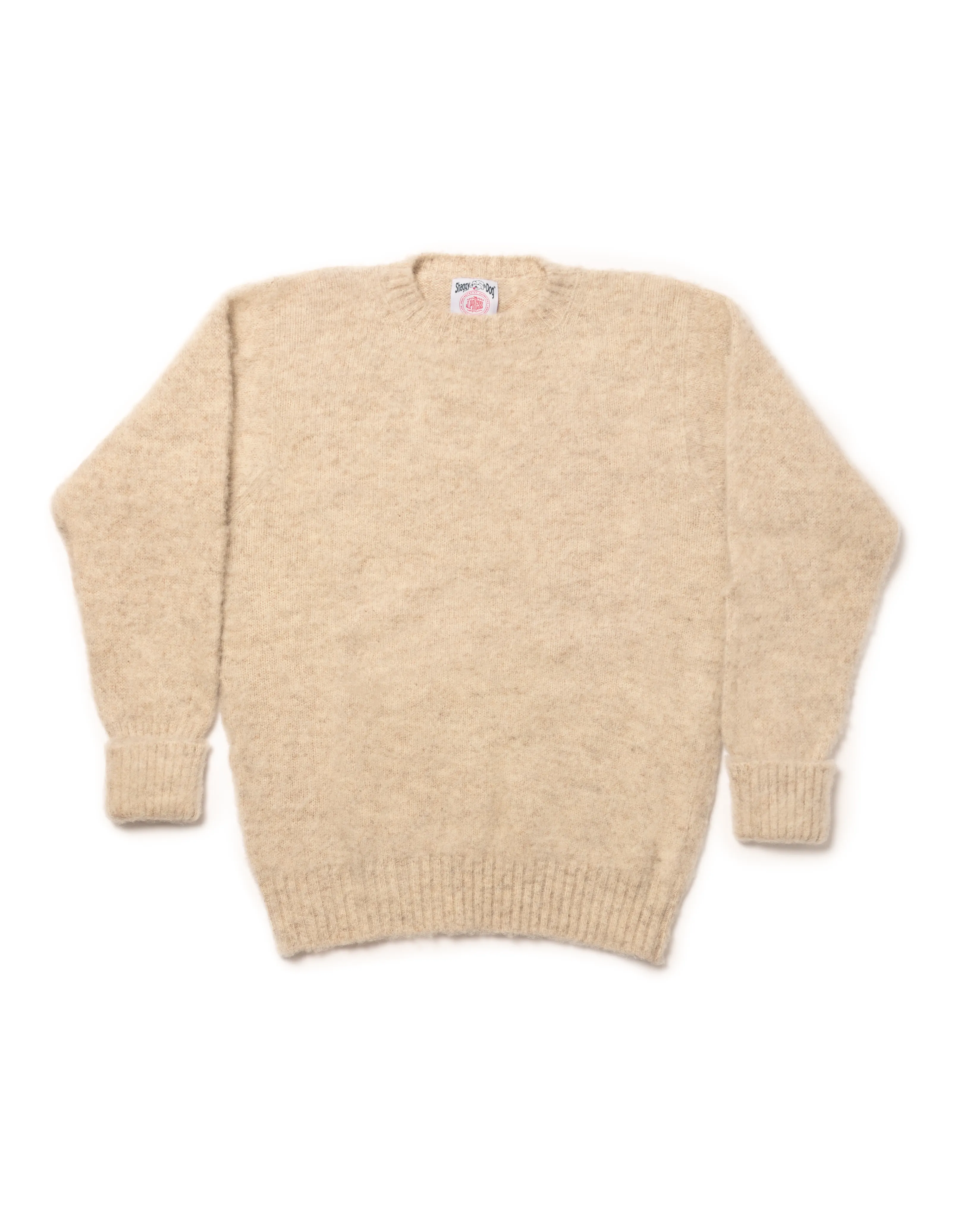 PULL SHAGGY DOG IVOIRE - COUPE CLASSIQUE
