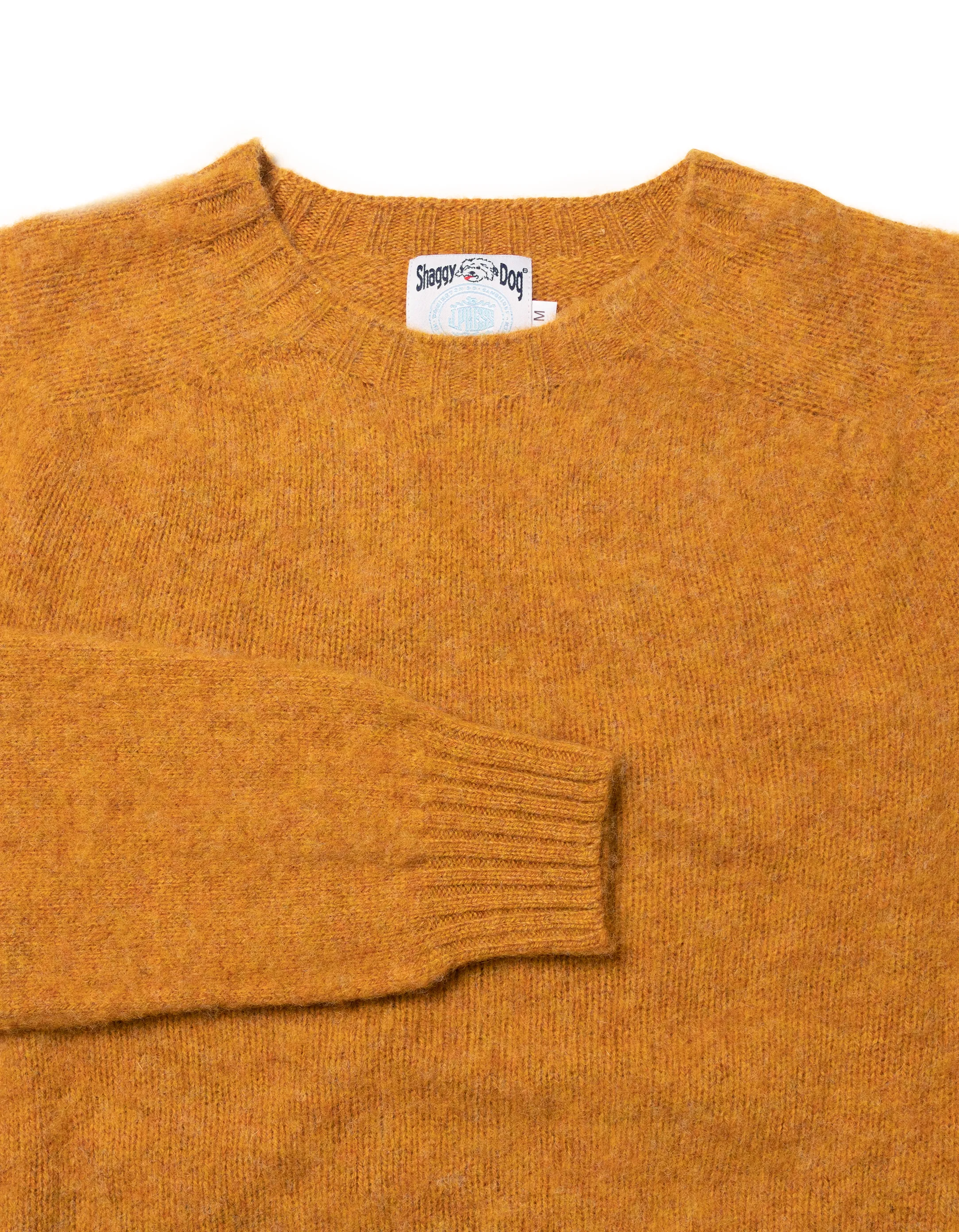 PULL SHAGGY DOG JAUNE MIX - COUPE AJUSTÉE
