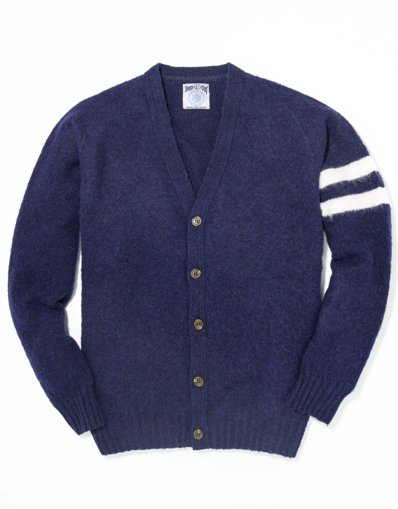 CARDIGAN DE L'UNIVERSITÉ SHAGGY DOG - BLEU