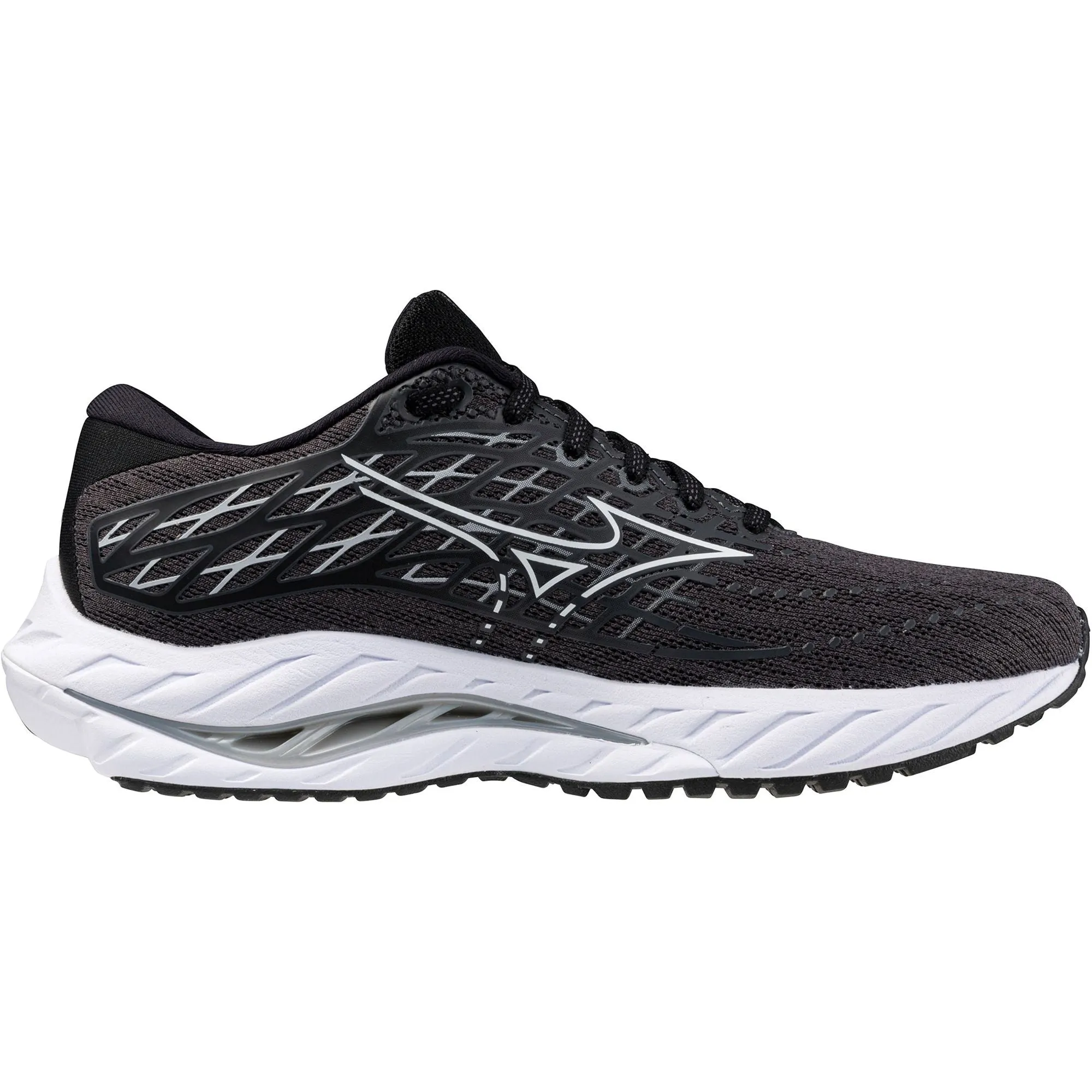 Chaussures de course Mizuno Wave Inspire 20 WIDE FIT (D) pour femmes - Noir