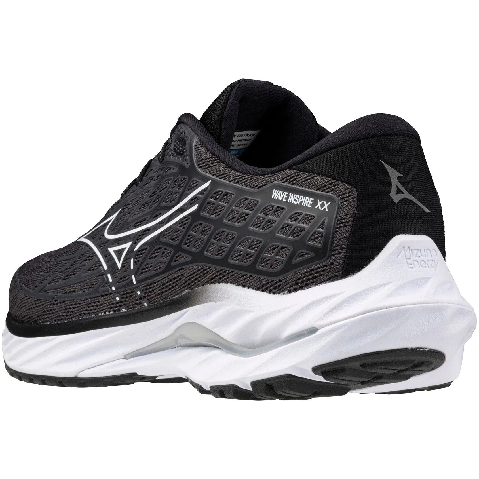 Chaussures de course Mizuno Wave Inspire 20 WIDE FIT (D) pour femmes - Noir