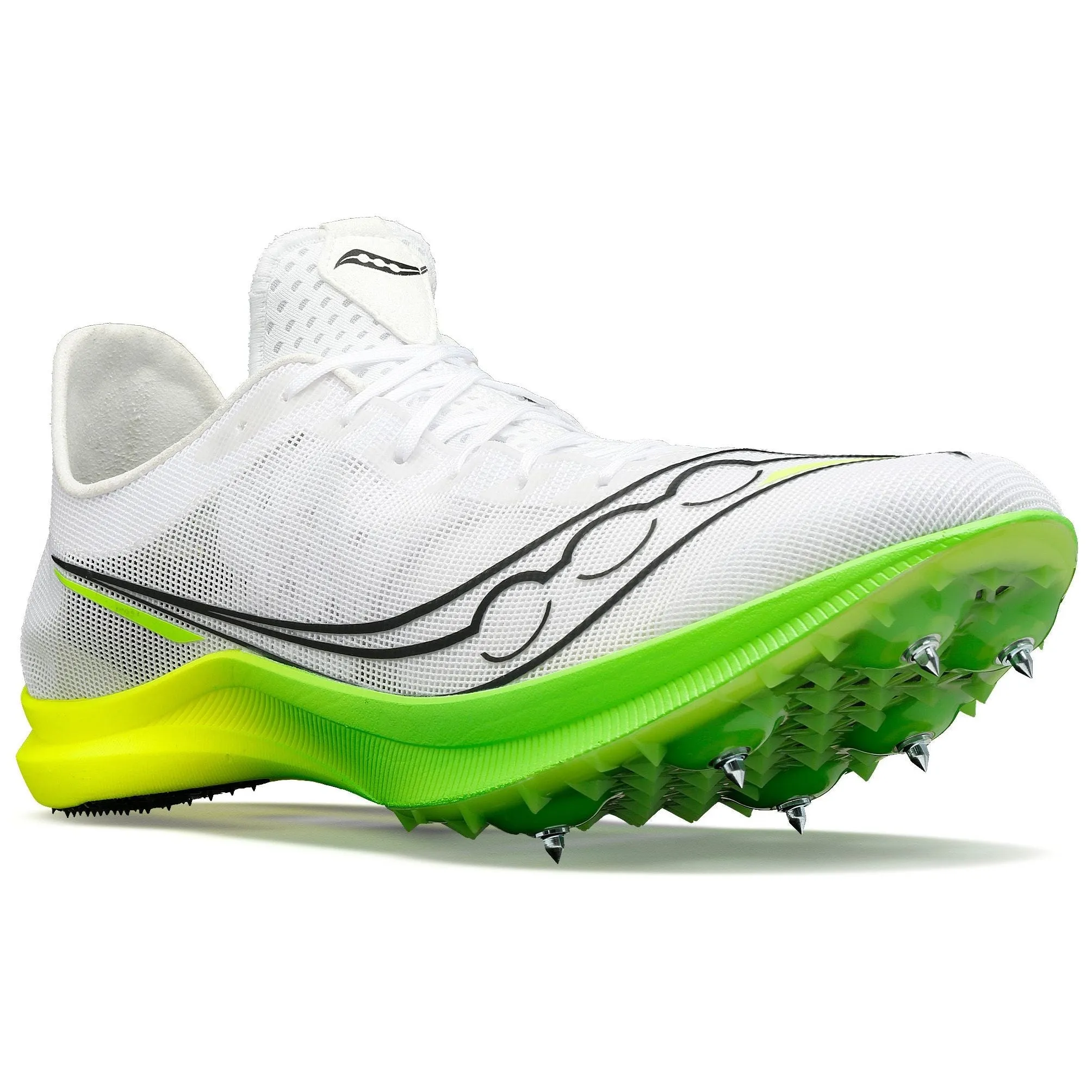 Chaussures de course Saucony Endorphin Cheetah pour femmes - Blanc