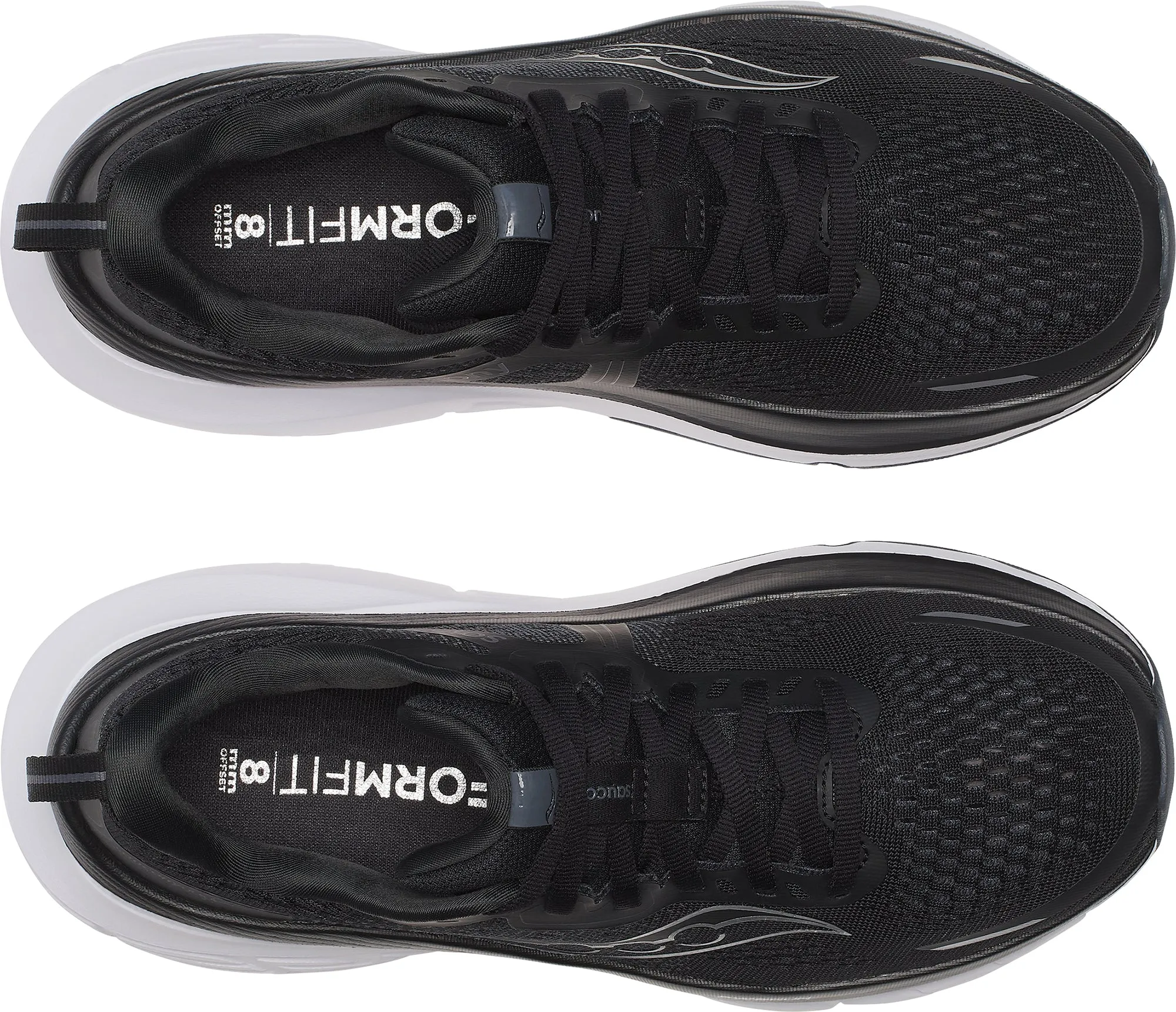 Chaussures de course Saucony Guide 18 WIDE FIT pour femmes - Noir