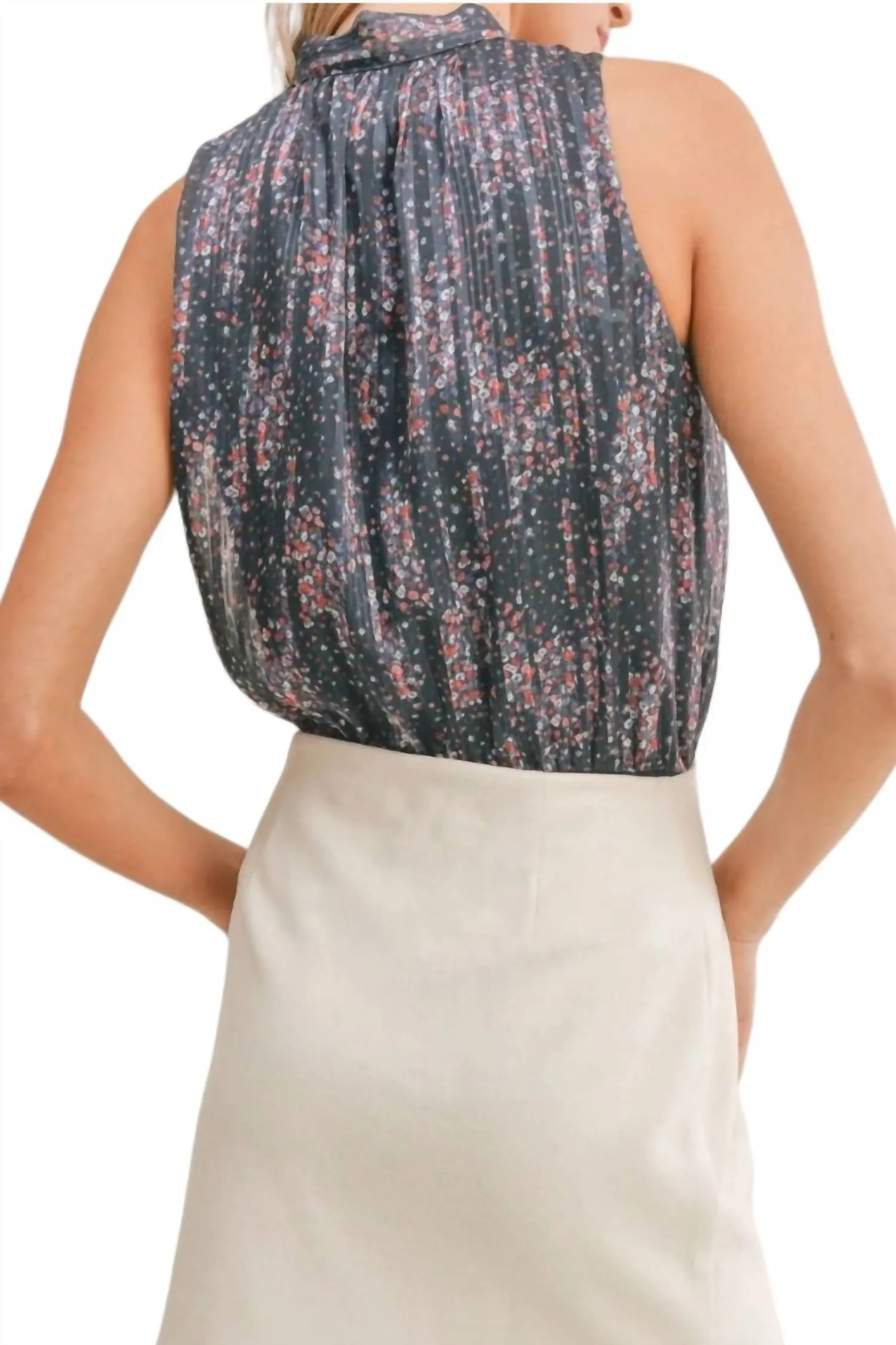 Afficher le Bodysuit en Bleu Marine Multicolore