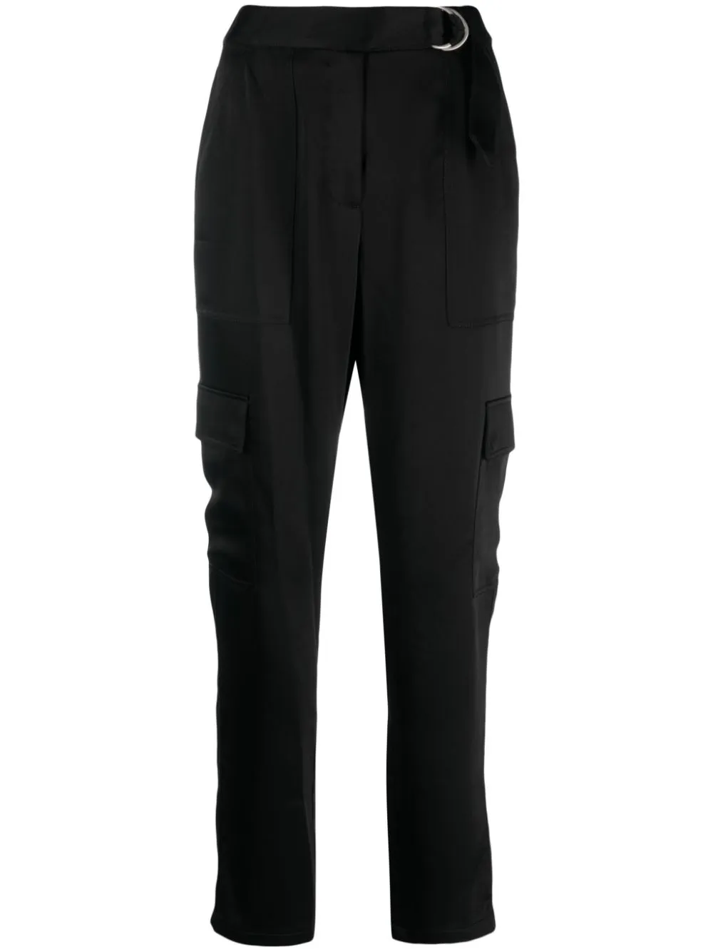 Pantalon utilitaire Simkhai Women Carolina à poches latérales et jambes droites Noir