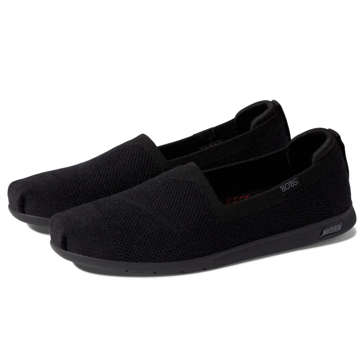 Skechers Femmes Arch Fit Plush Breezy Babe Slip-On Noir/Noir 114109Bbk Noir/Noir