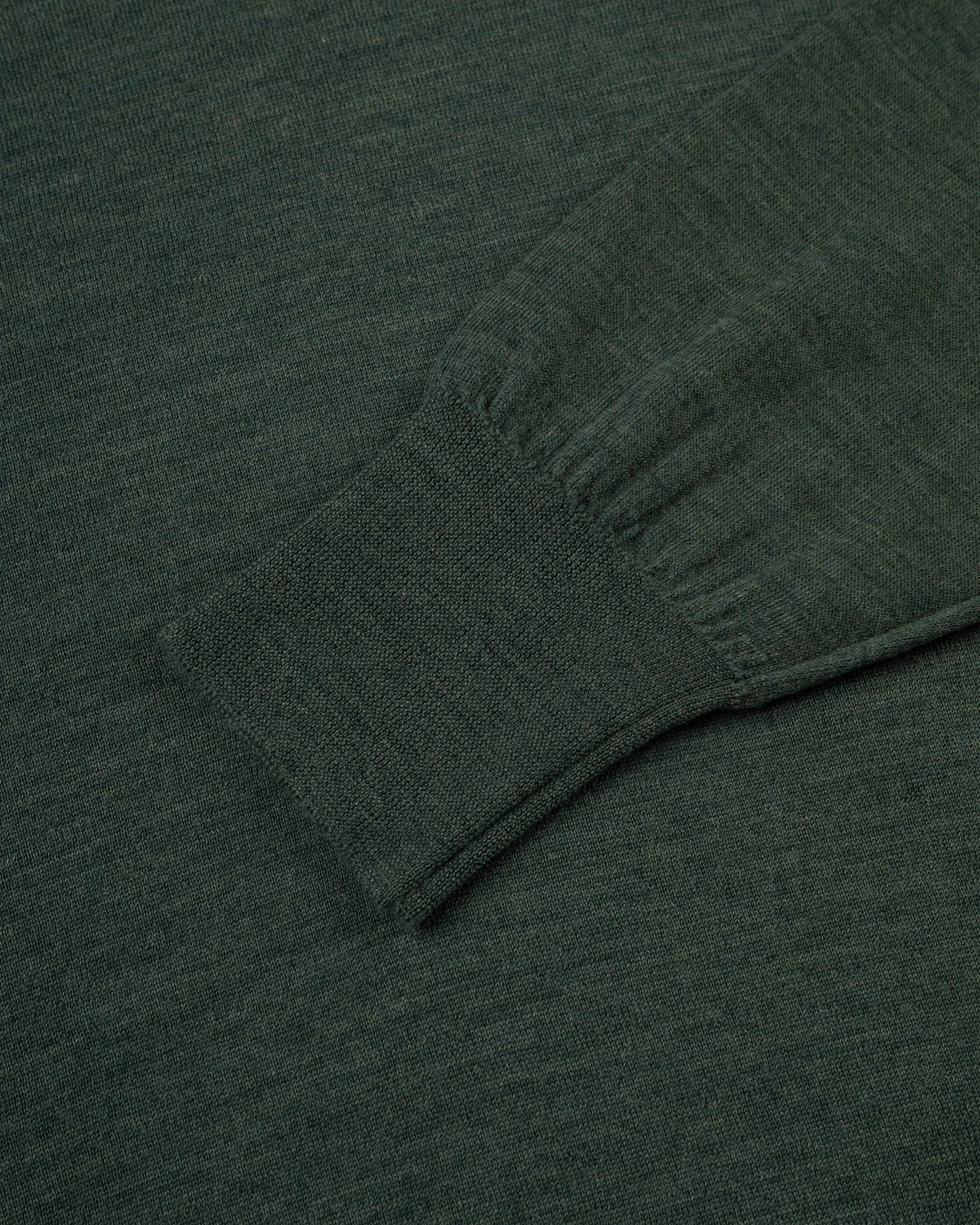 PULL EN LAINE MERINO SUPERFIN - VERT