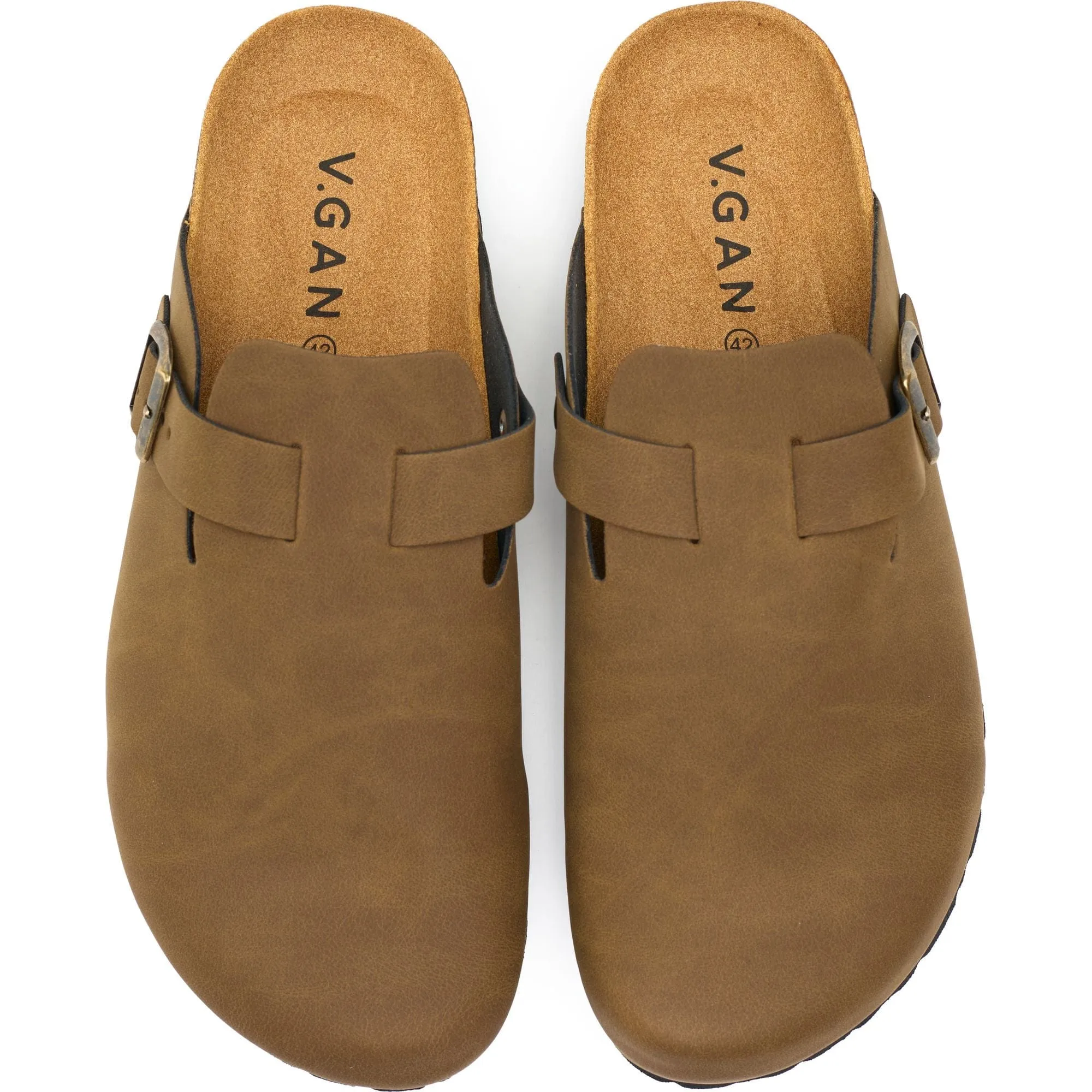 Sandales Taro Comfort pour Hommes avec Semelle Végétalienne | Marron