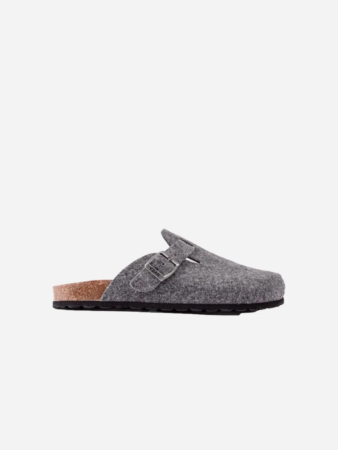 Sandales véganes pour hommes Taro à semelle textile | Gris