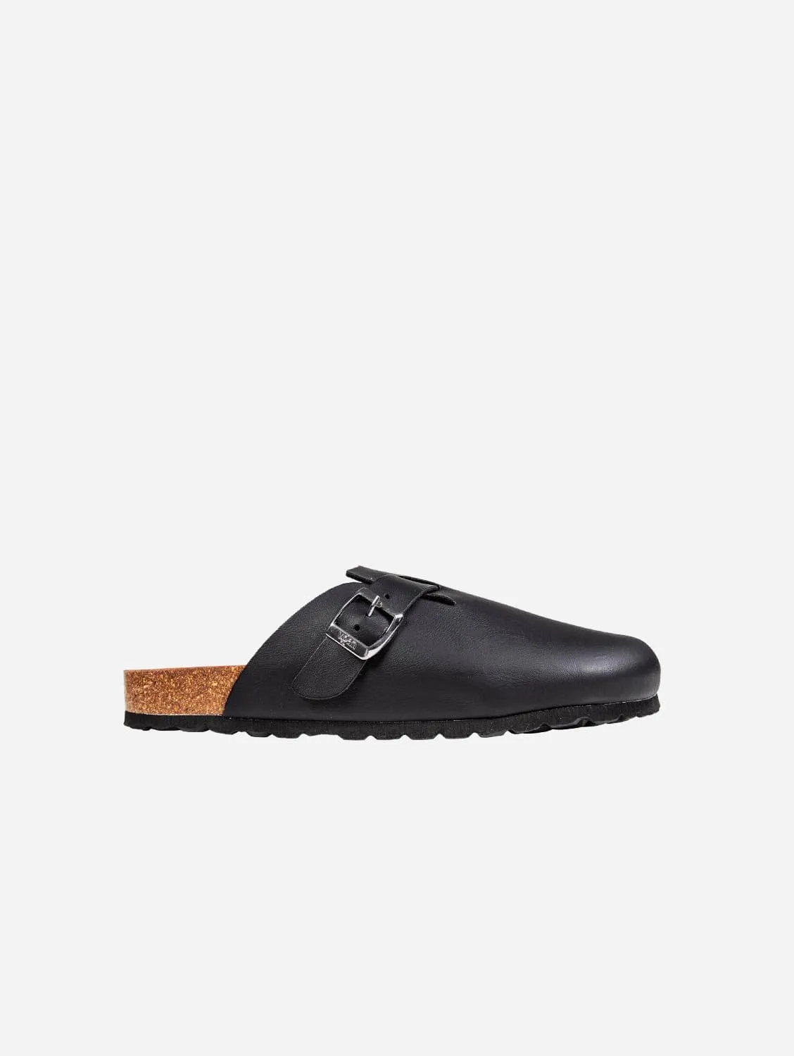 Sandales véganes pour hommes Taro avec semelle intégrée | Noir