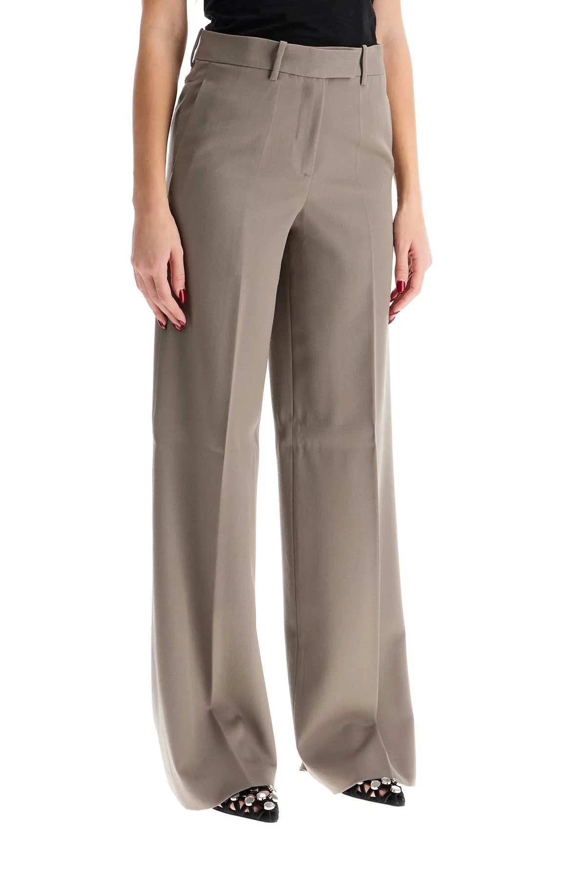 Le Pantalon Cigarette en Laine pour Femmes The Attico
