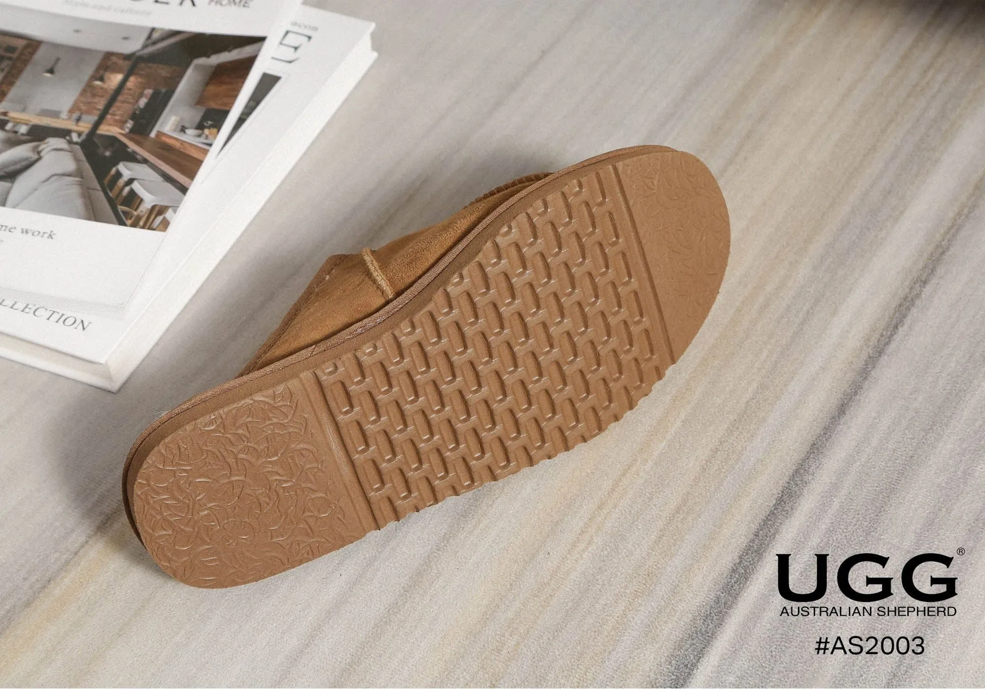 UGG Australian Shepherd Confort Pantoufles Ouvertes Unisexe Rafael Chaussures UGG