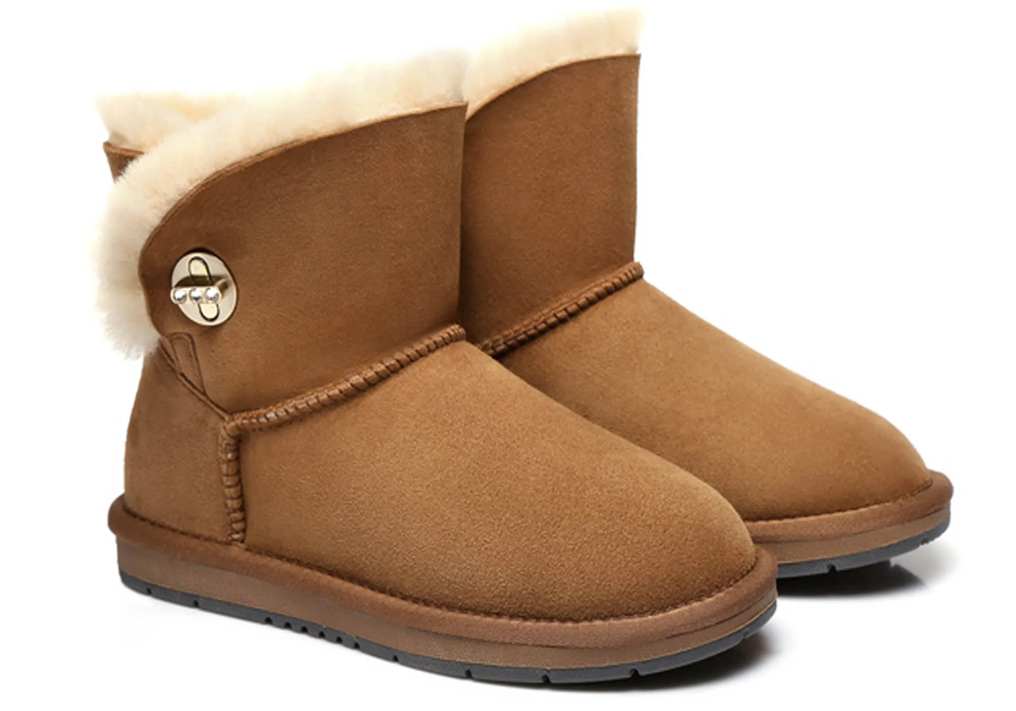 UGG Australian Shepherd Bottes Mini Layton Unisex Confortables Chaussures UGG