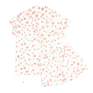 Women's 2 Piece Pajamas In Summer Peaches